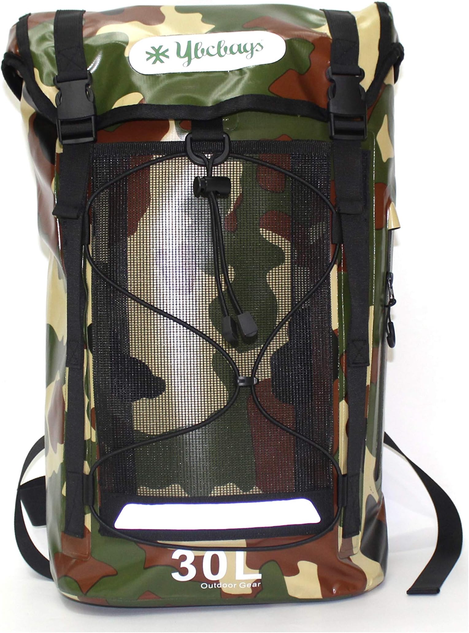 YBC 100% Waterproof 30 L Outdoor Dry Backpack (Green)