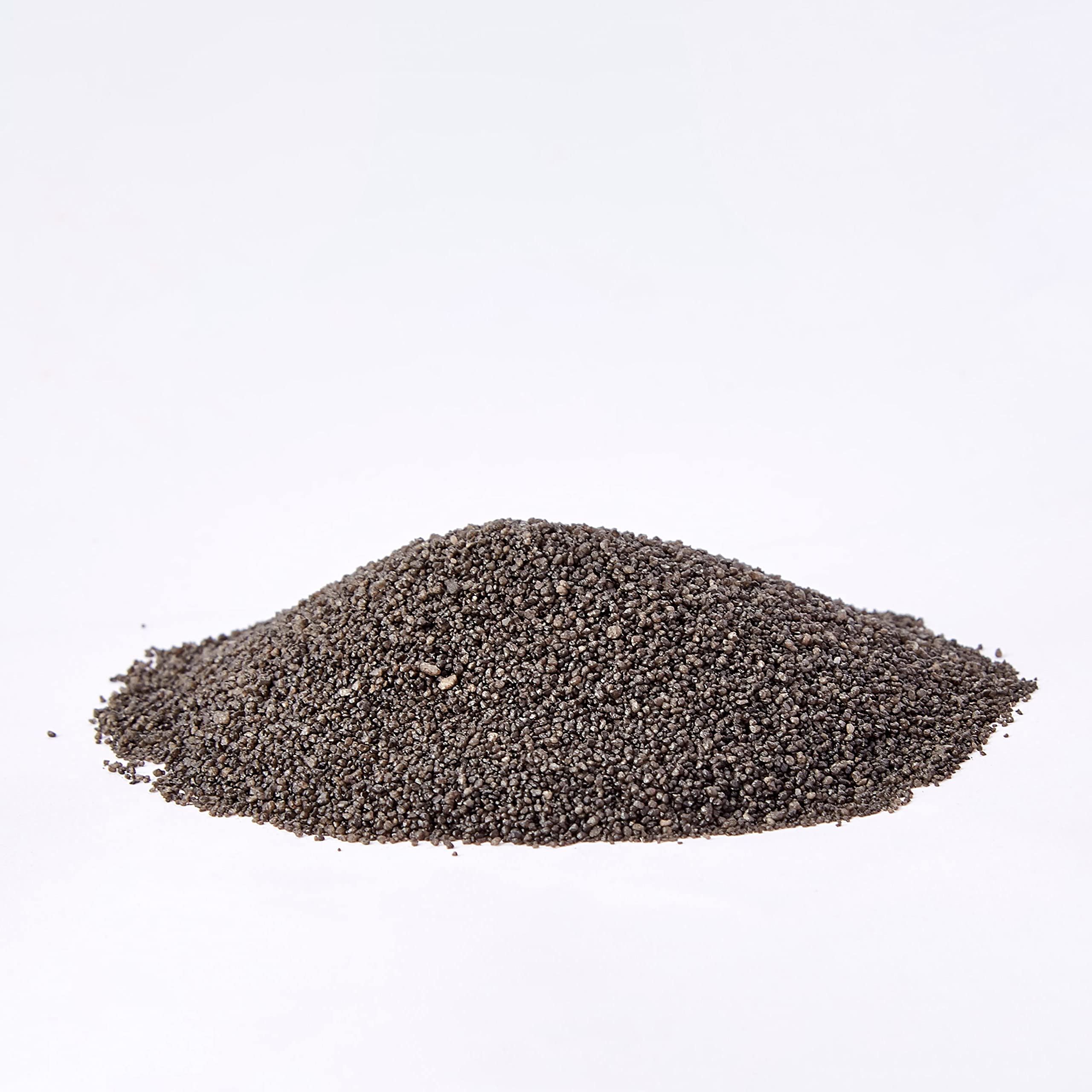 Amtra Sabbia Nera Fine - Sabbia per acquario,fondale per acquario acqua dolce e marina, naturale, atossico, 0,3-0,9 MM - 5 KG (Confezione da 2)