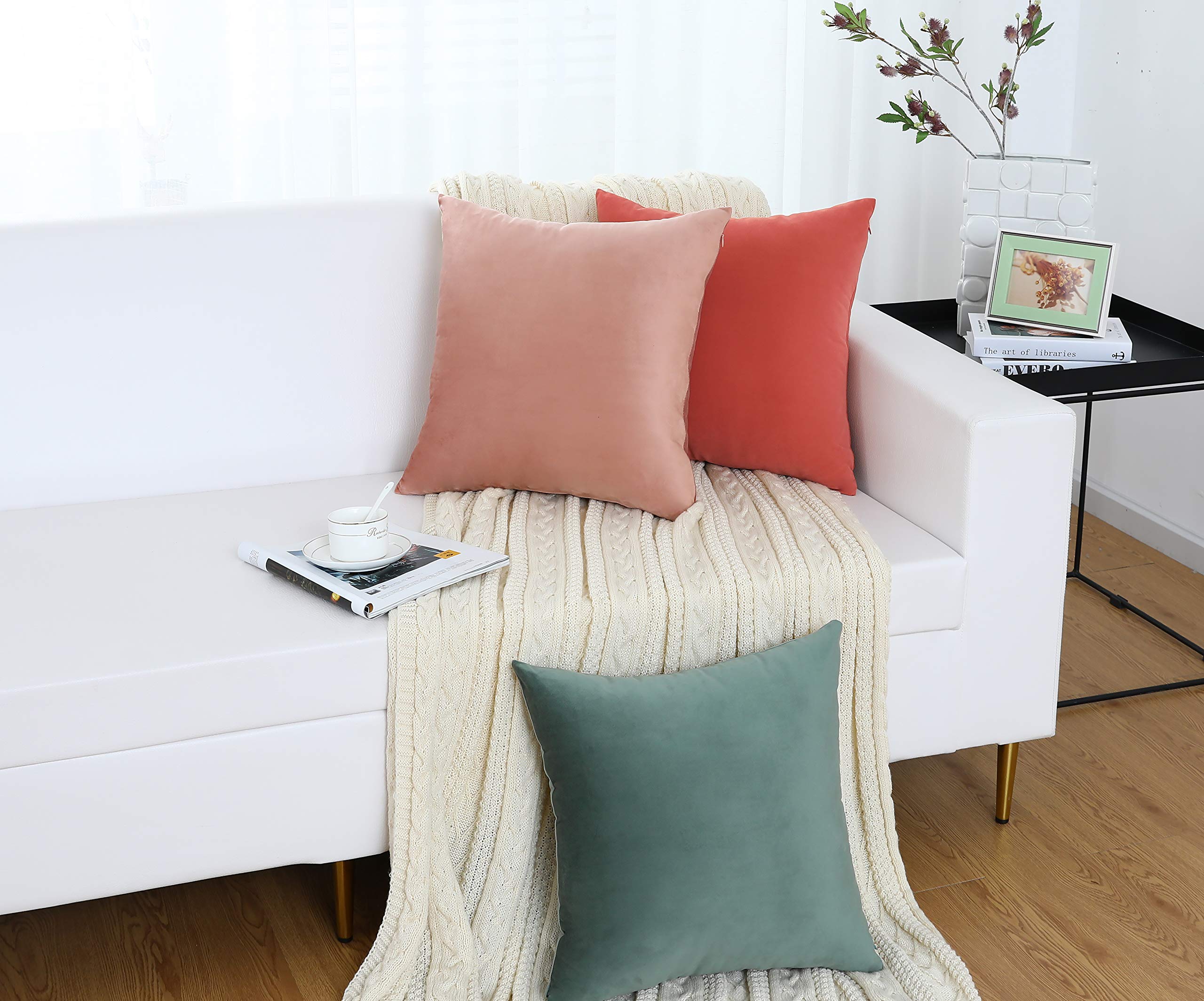 Jeneoo Fundas Amarillas De Almohada Decorativas De Felpilla | Cuotas Sin Interés
