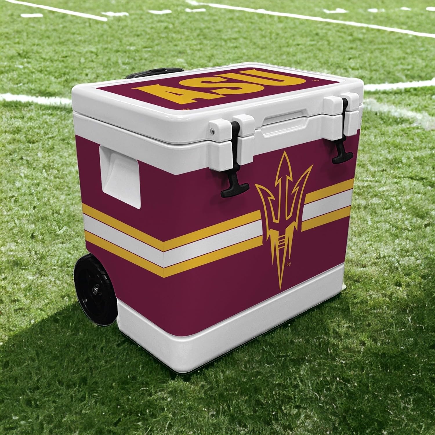 INDIGO FALLS College 37-Quart Rotomolded Wheeled Cooler