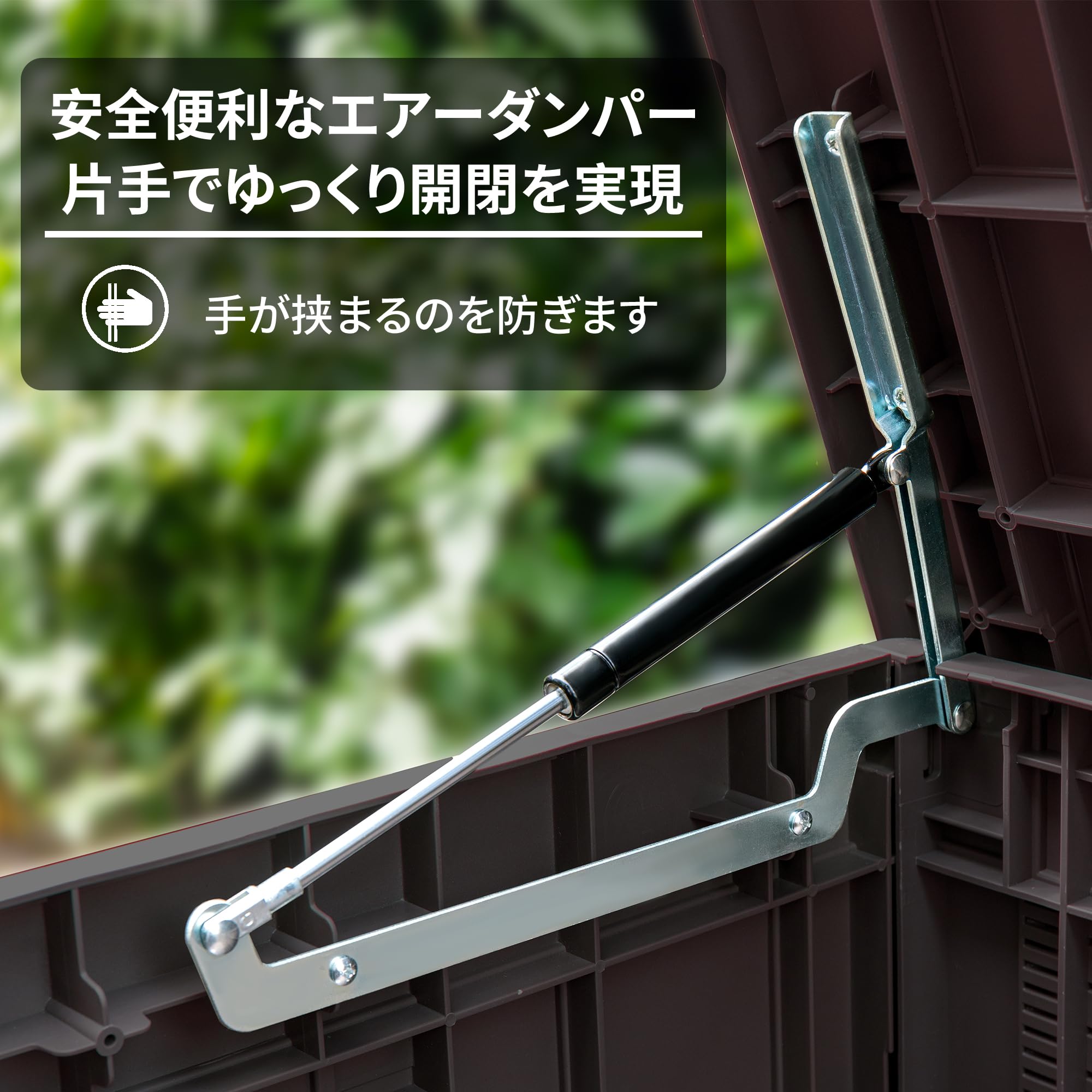 Amazon.co.jp: Alebert 物置 収納庫 屋外 防水 耐候 380L大容量 幅123