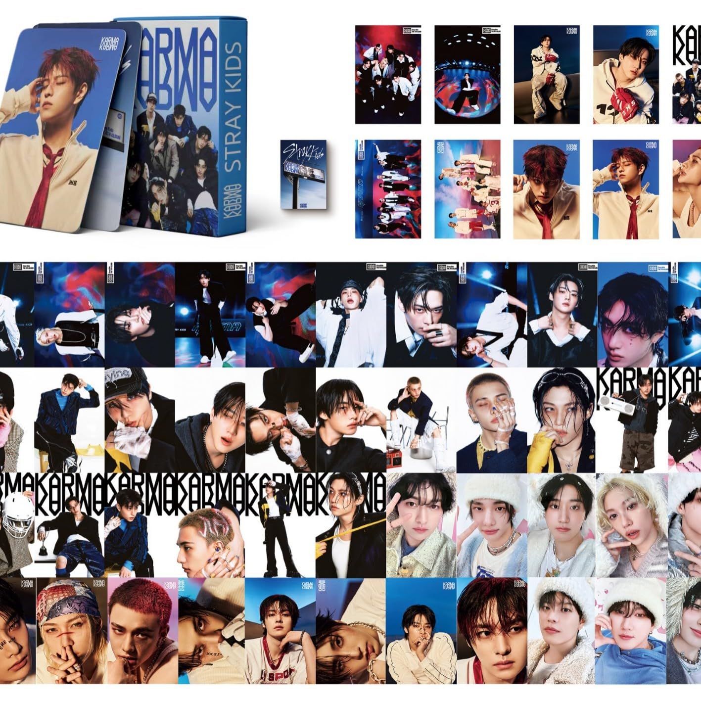 Stray Kids Lomo Cards, 55pcs Stray Kids Photocards, SKZ Photocards, Must-Have for Fans