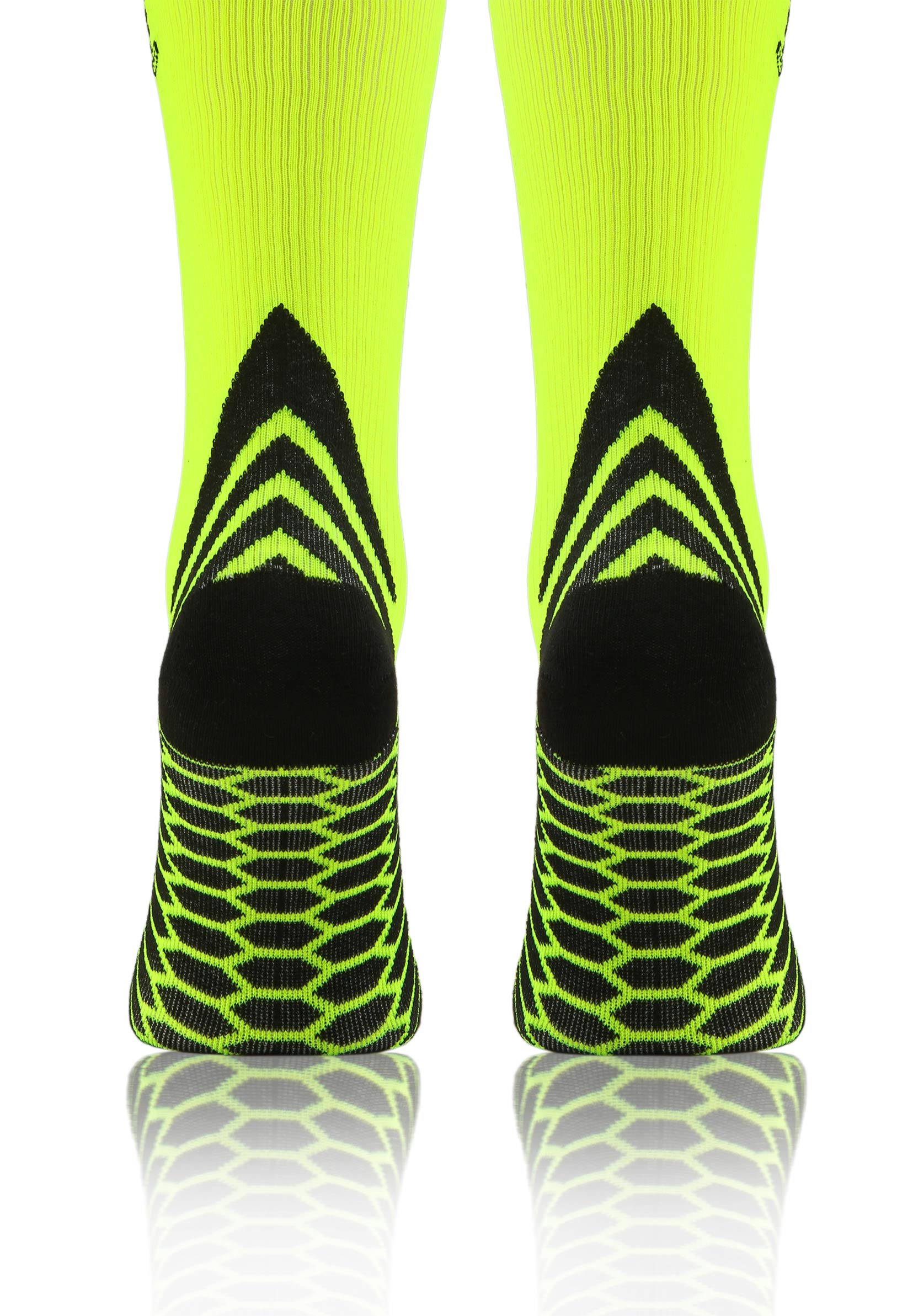 sesto senso Chaussettes de Contention Femme Homme Bas de Compression pour Le Sport Course