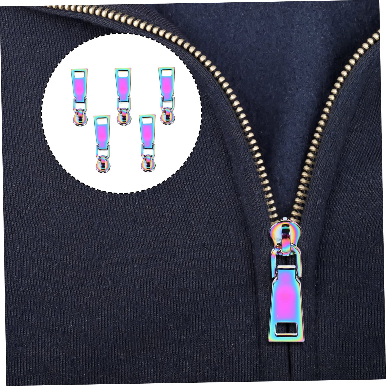 Tofficu 30piezas Zipper Pull Tabs Para Ropa y Mochilas Accesorios Prácticos De Repuesto Para Cremalleras Para Manualidades y