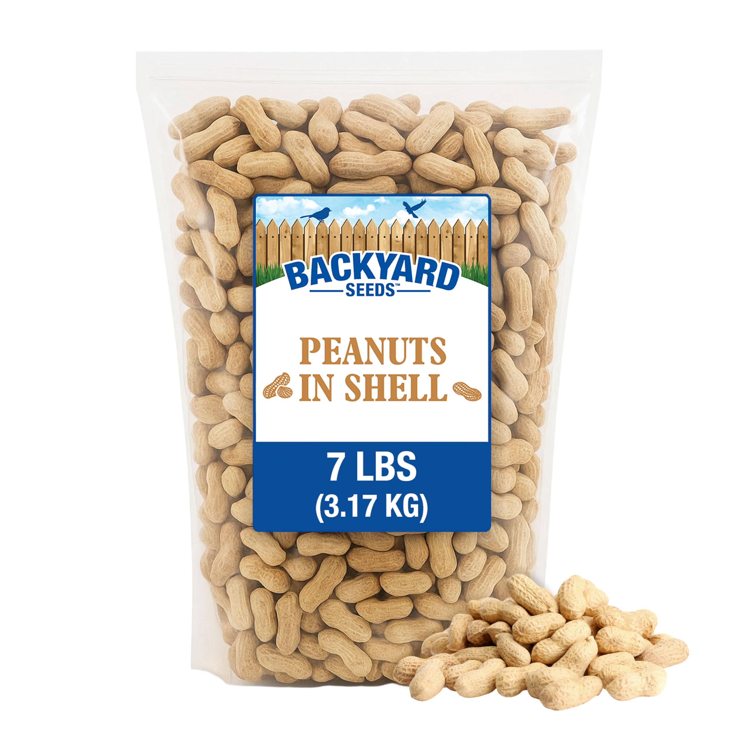 Backyard Seeds In-Shell Raw Unprocessed Peanuts