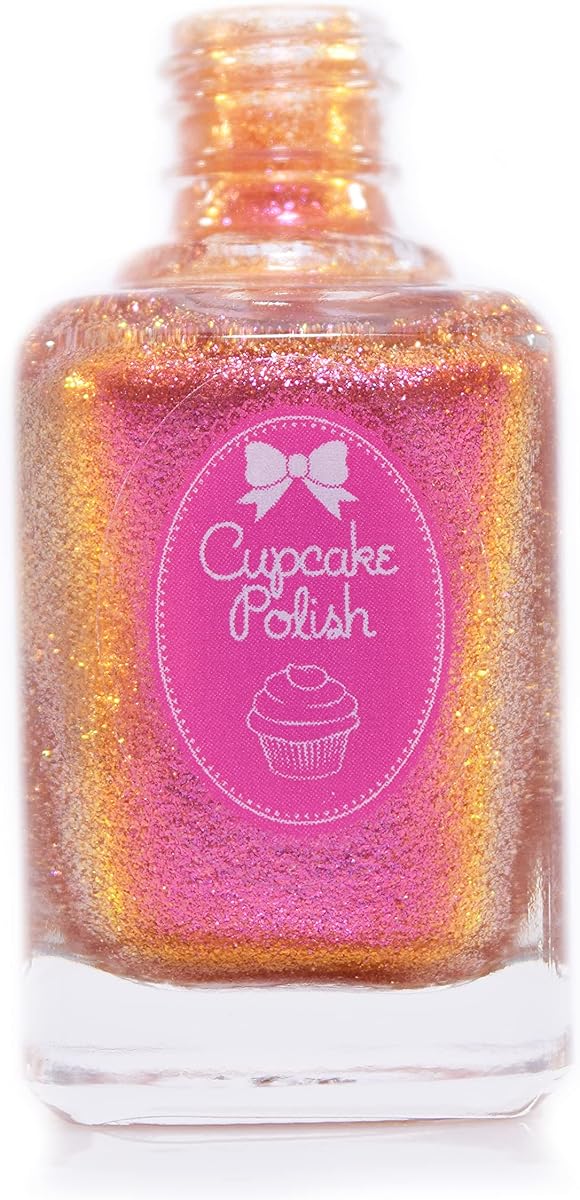 Heart of Iceland - Light Red to Orange Shifting Nail Polish by Cupcake Polish