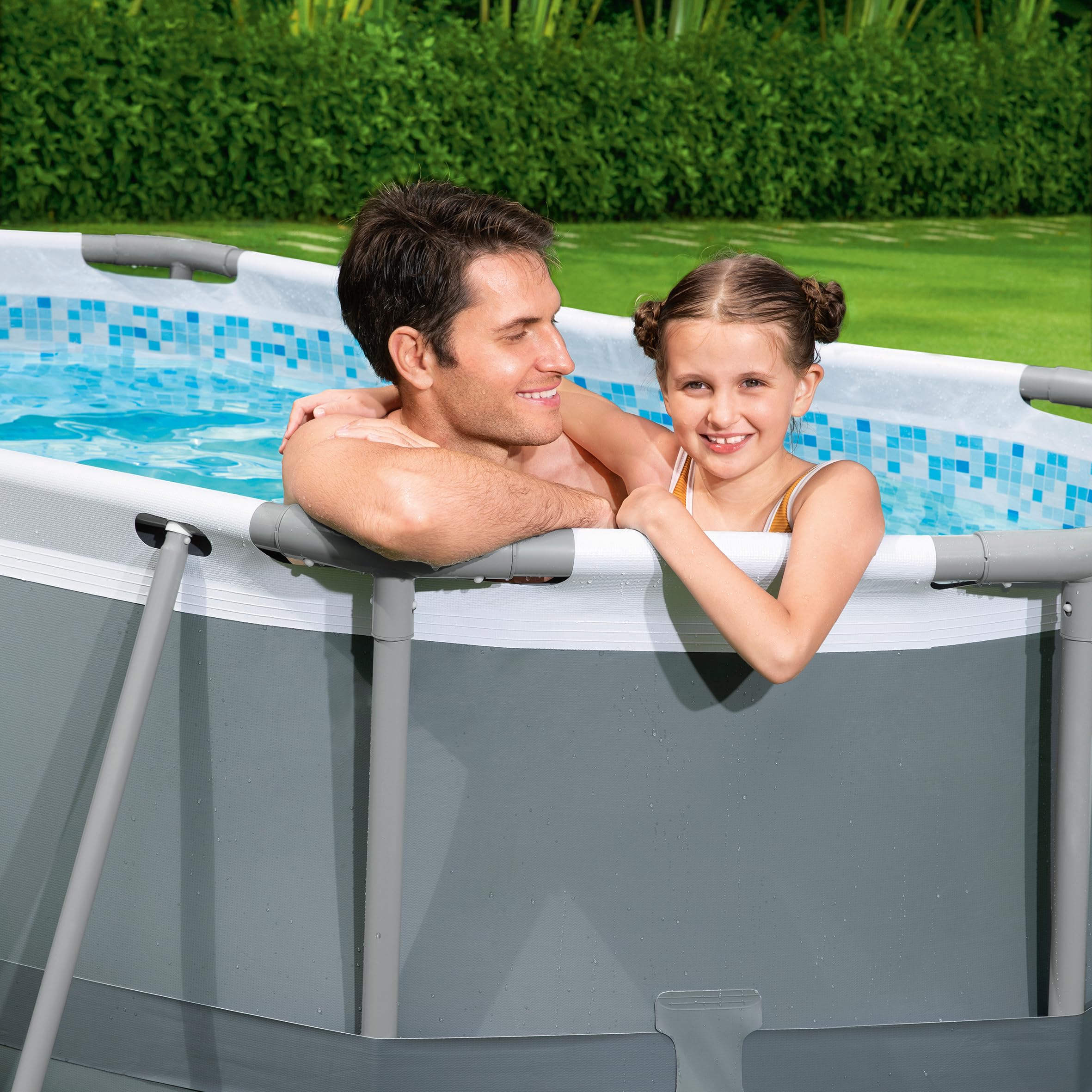 Bestway Oval Pool Set 10 ft x 6 ft 7 Zoll x 33 Zoll
