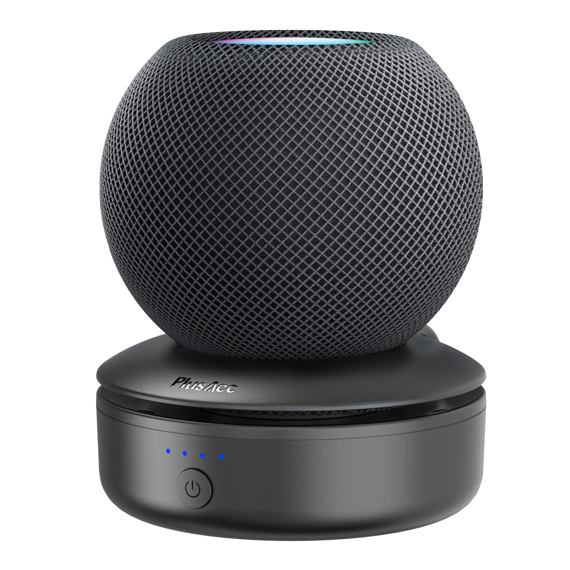 Base batteria compatibile con HomePod Mini PlusAcc ricaricabile 10 ore riproduzione Nero