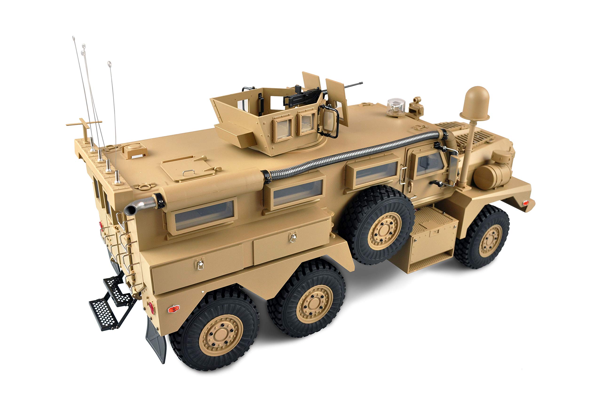Amewi 22428 amerykański pojazd wojskowy MRAP 6x6 1:12 RTR, światło, dźwięk i dym