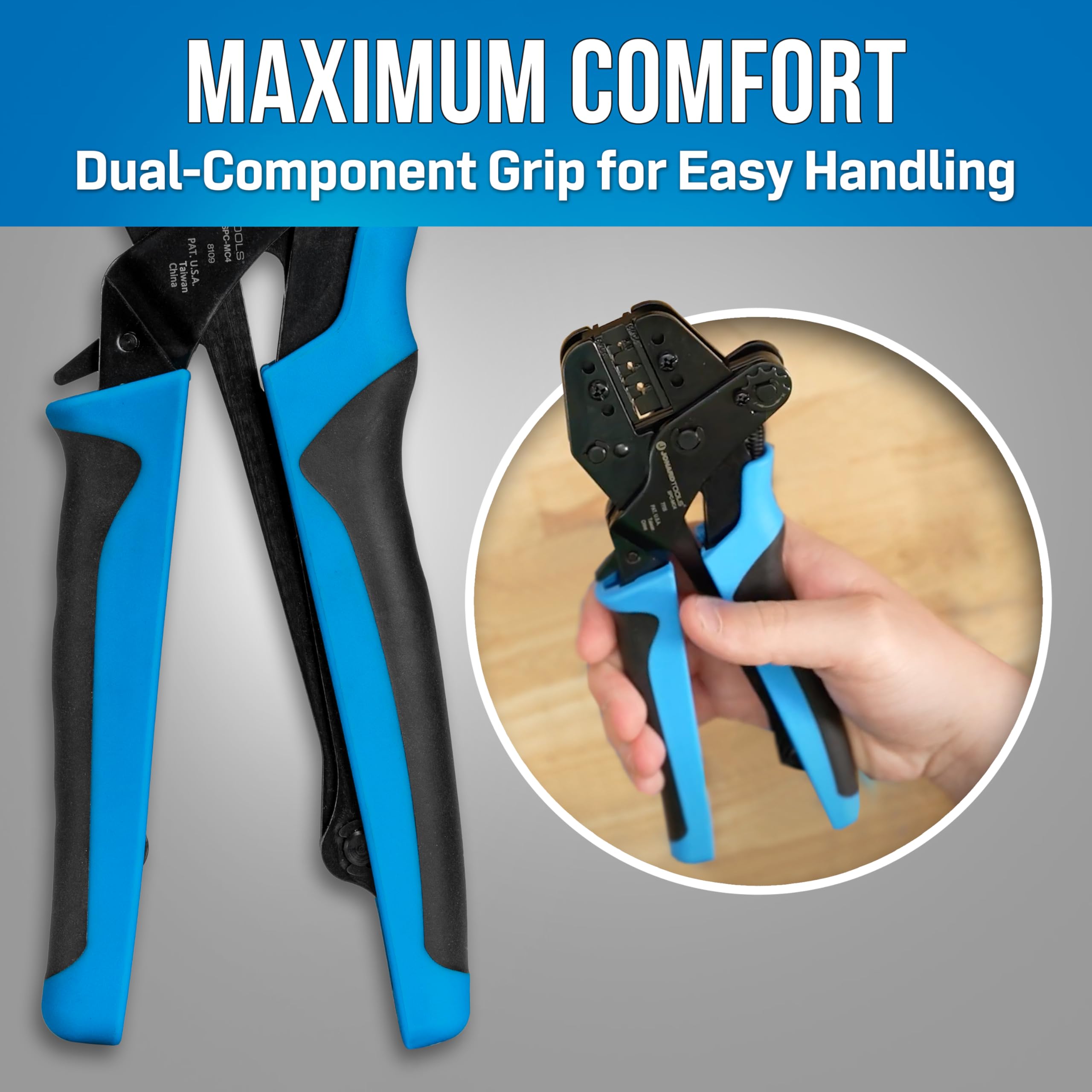 Jonard Tools SPC-MC4 Crimper for Solar Panel MC4 Connector Jonard Tools SPC-MC4 Crimper for Solar Panel MC4 Connector