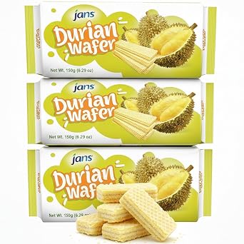 Jans Durian Wafers 5.3 oz - Pack of 3