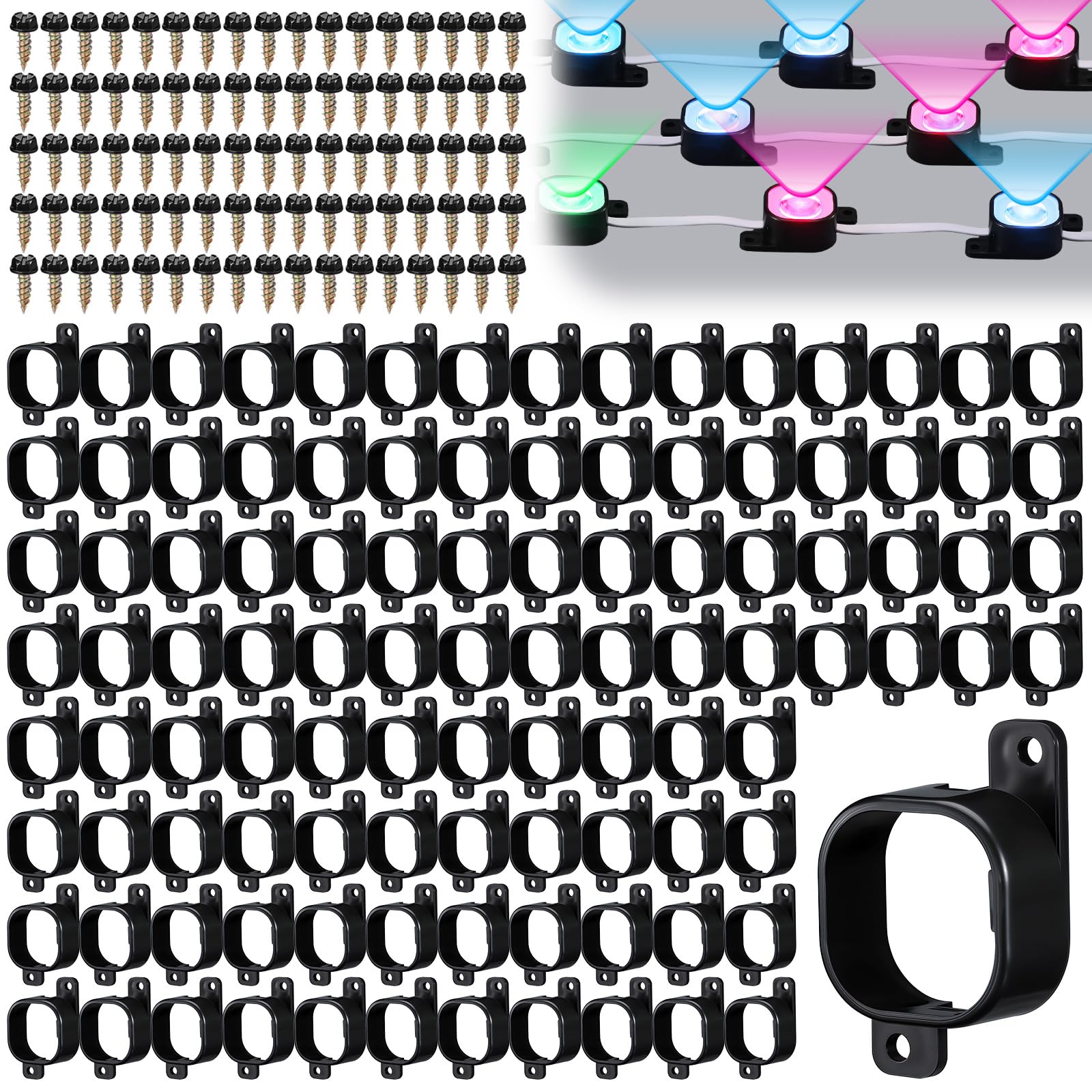 Beeveer 240 Set Light Clips Compatible with Govee H706 H806 Pro Lights