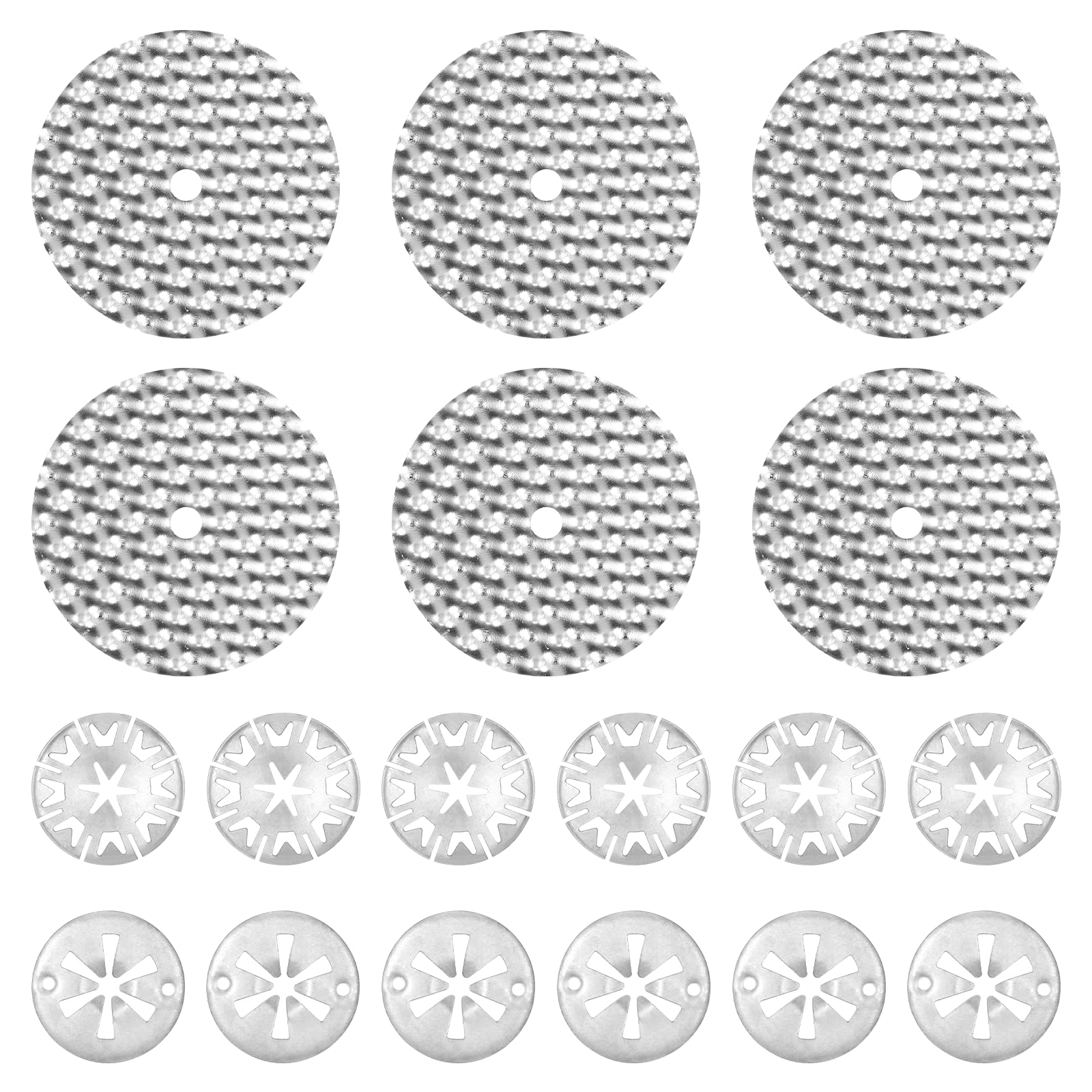 Zocipro Zestaw naprawczy osłony termicznej, 30 mm podkładki zabezpieczające ze stali ocynkowanej z podkładkami termicznymi ze stali nierdzewnej 52 mm, kompatybilne z większością modeli samochodów