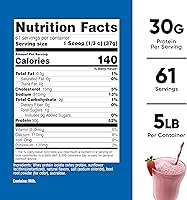 Vista 36 de Nutricost - Proteína aislada de suero de leche, sabor fresa y acai, 2 libras
