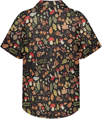 Miniatura 2 de PinUp Angel Camisa hawaiana para hombre, manga corta, a rayas, con botones, verano, playa, bloque de color, camisa de vestir para vacaciones