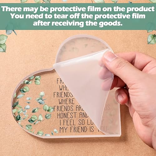 Vista 41 de Spiareal Regalo para amigas, amistad, mujeres, amigas, amistad, cumpleaños, alegría, corazón, mariposa, recuerdo, pisapapeles, para el hogar