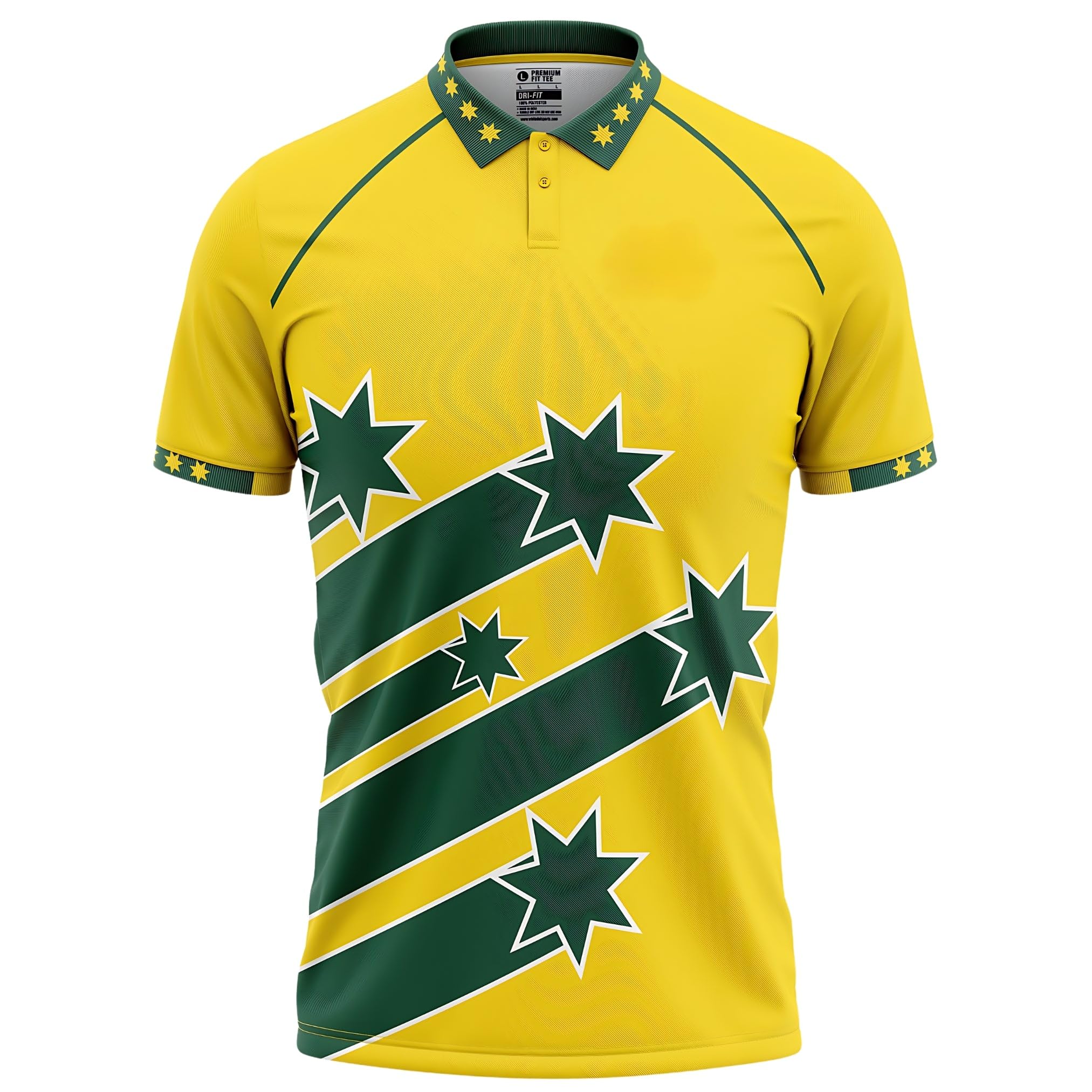 Australia ICC ODI T20 World Cup Cricket Fan Jersey - 100% Fast Dry Polyester