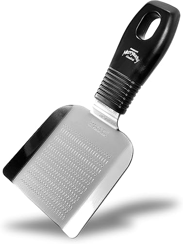 Rallador japonés con mango para wasabi, rábano, ajo, jengibre, manzana, acero inoxidable (6.3 x 3.0 pulgadas), Seki Japón