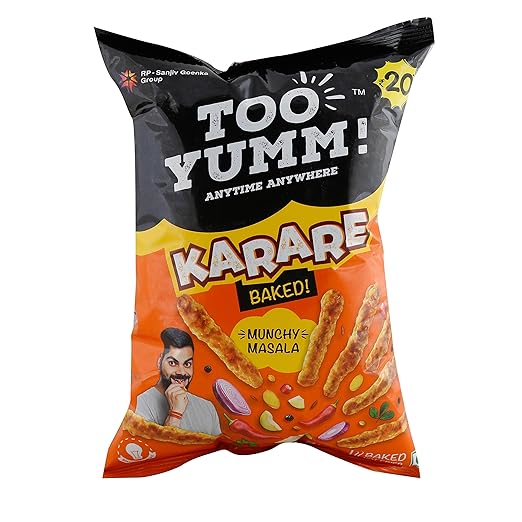 Fresh Produce Too Yumm Karare Chips - Munchy Masala, Vegetable Chip, 75 Gram