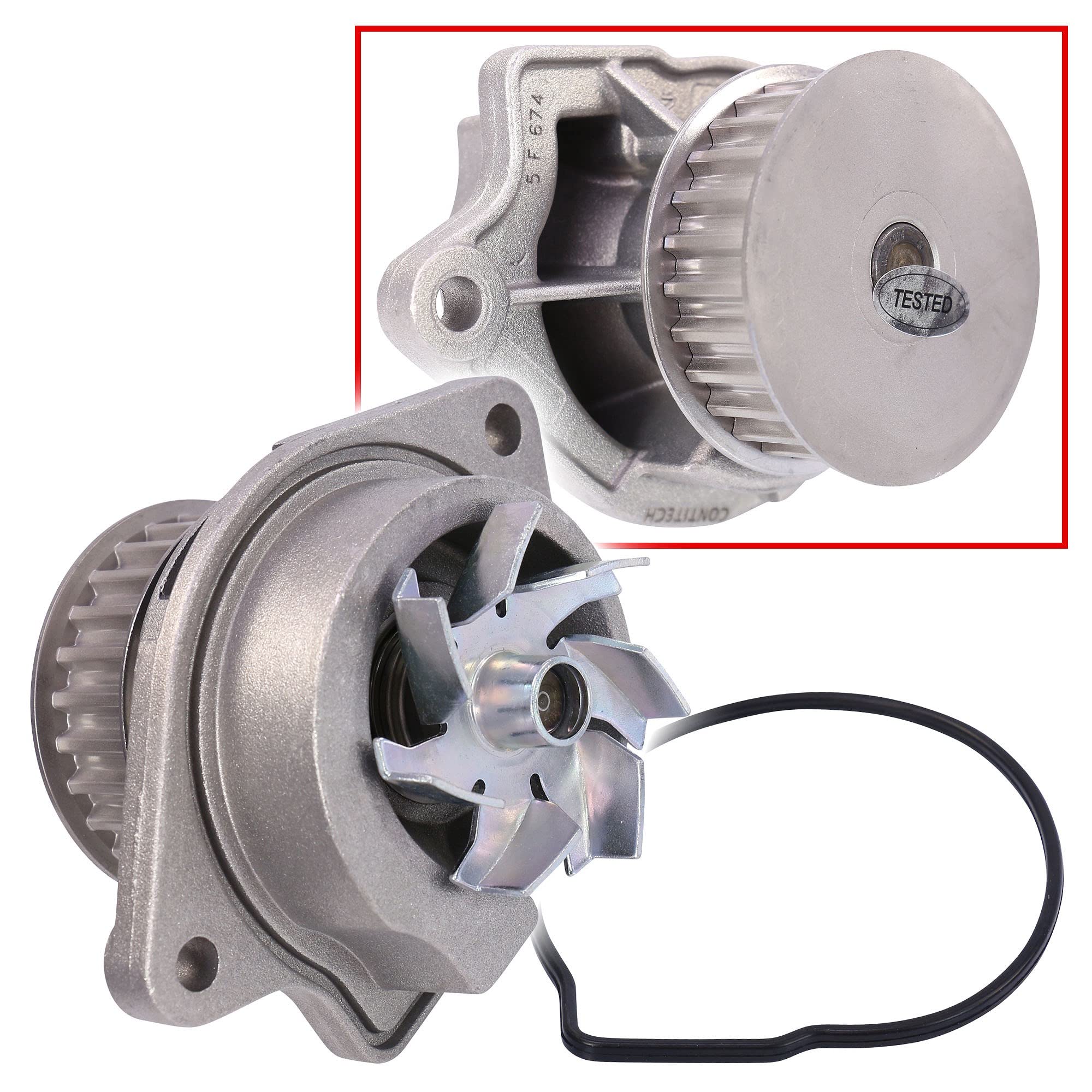Zahnriemen Mit Wasserpumpe CONTINENTAL ZAHNRIEMENSATZ WASSERPUMPE Für SEAT IBIZIA LEON TOLEDO TDI CT1028WP5 Contitech CT957WP3
