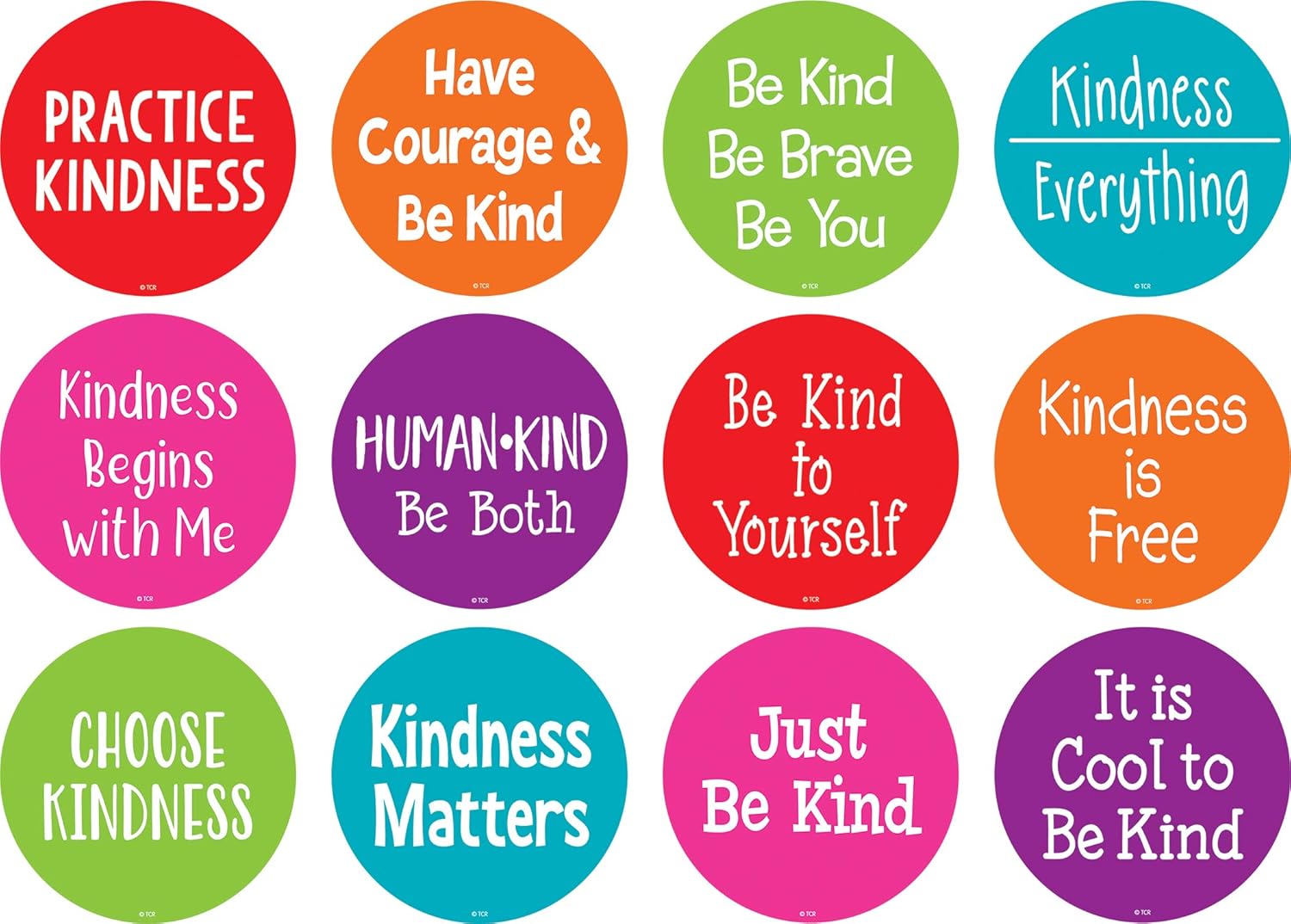 Spot On Floor Markers: Kindness - 4" (TCR77510) : Office Products