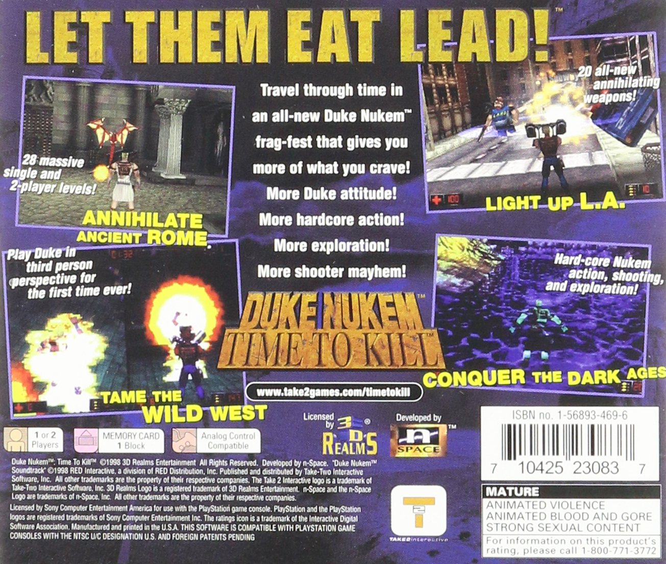 Amazon.com: Duke Nuk'em Time to Kill - Greatest Hits - PlayStation