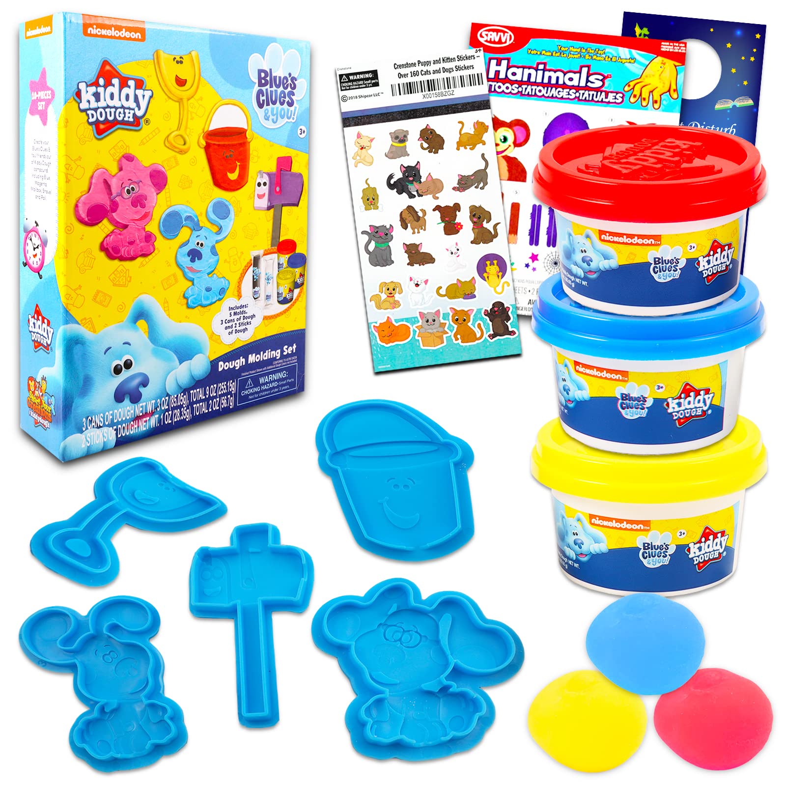 Buy Blue's Clues Dough Molding Set 13 Pc Kids Craft Bundle with Blue