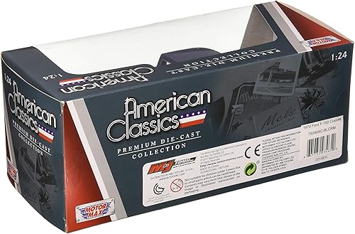 Miniatura 2 de 1979 Ford F-150 Pickup Truck 2 tonos azulcrema 124 modelo de coche fundido a troquel por Motormax