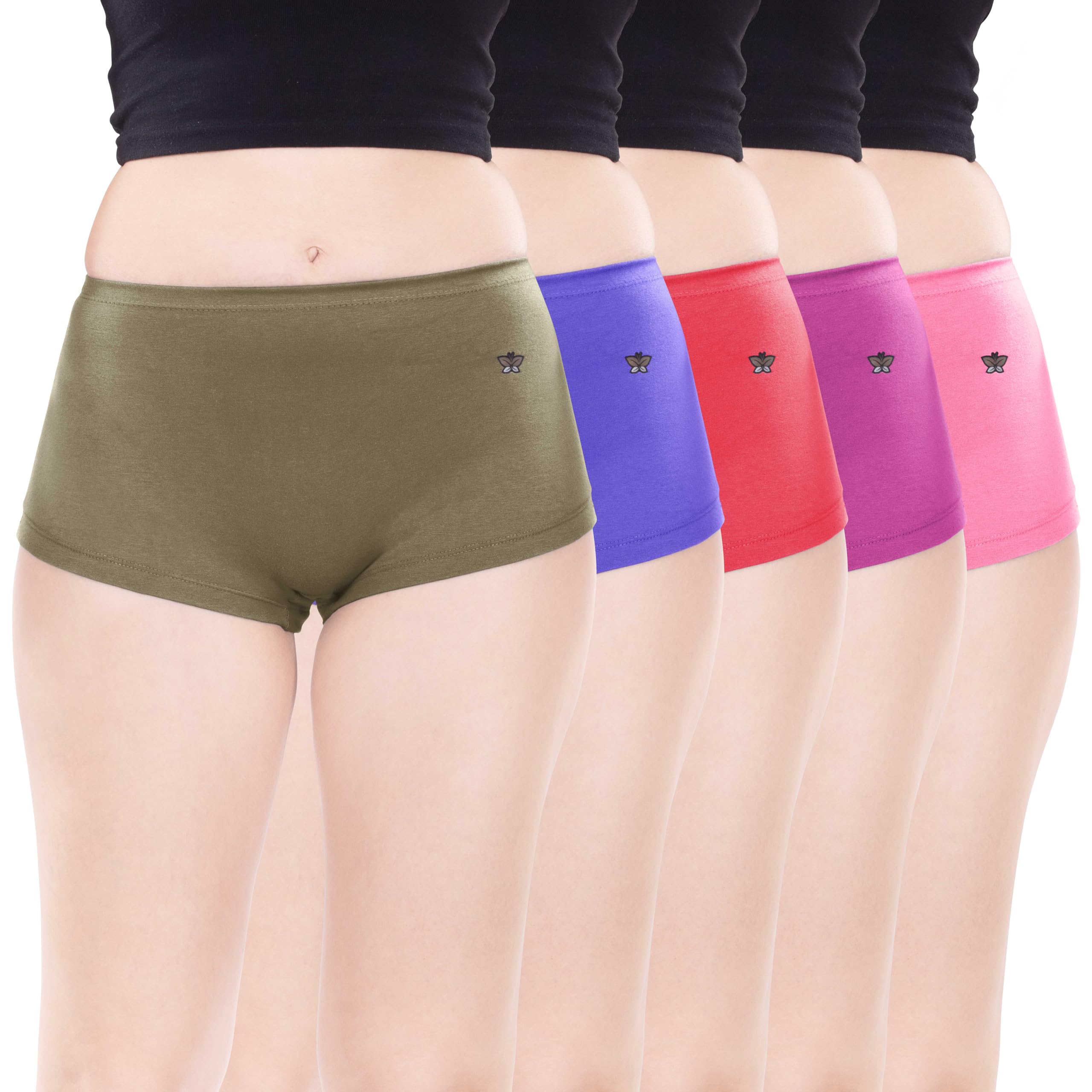 selsia trendy women Selsia Boyshort Panties Women's Soft Underwear Briefs-picture-19