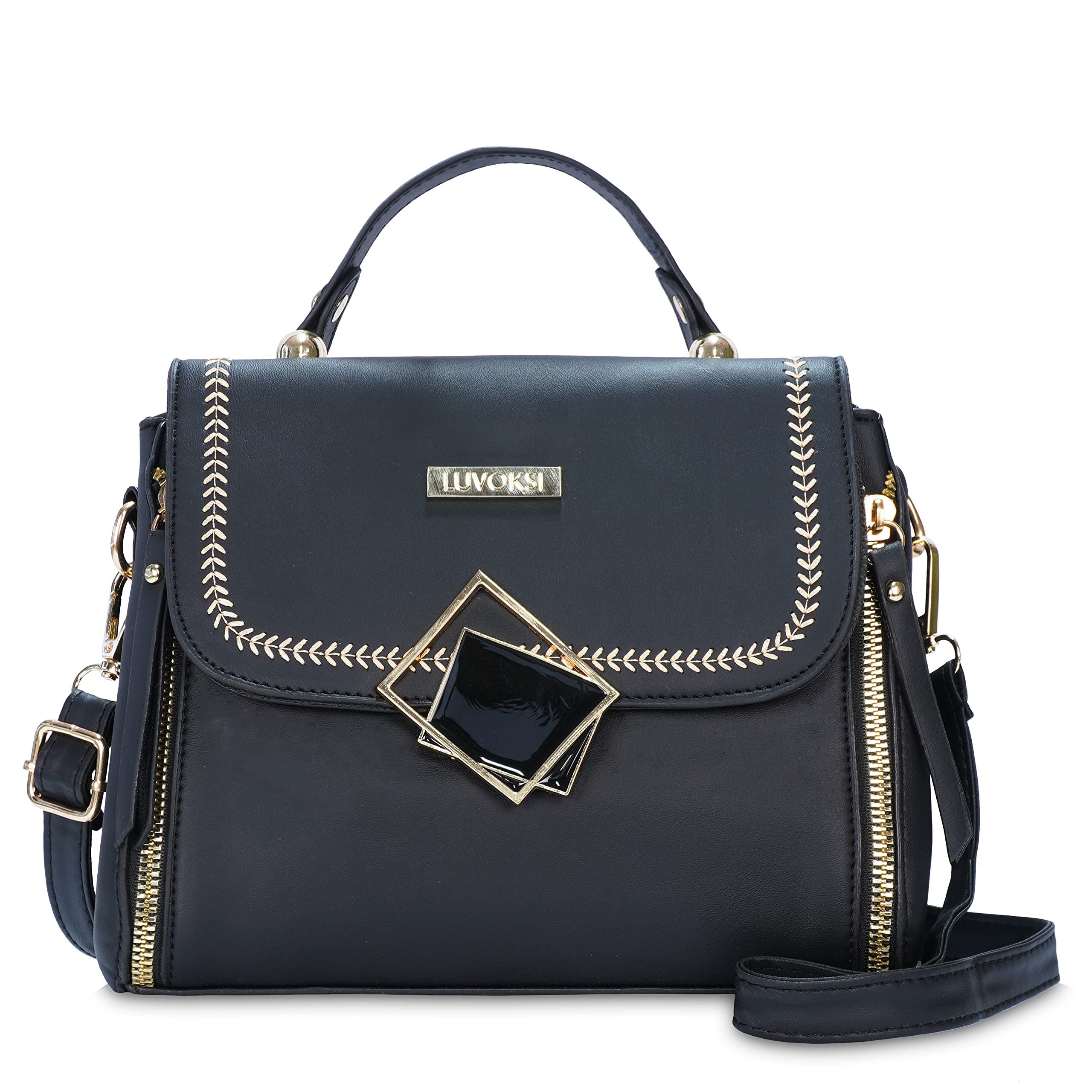Luvoksi Black Ladies Sling Bag/Crossbody Bags For Women & Girls (3482111) (B0971BMBDB) Amazon Price History, Amazon Price Tracker
