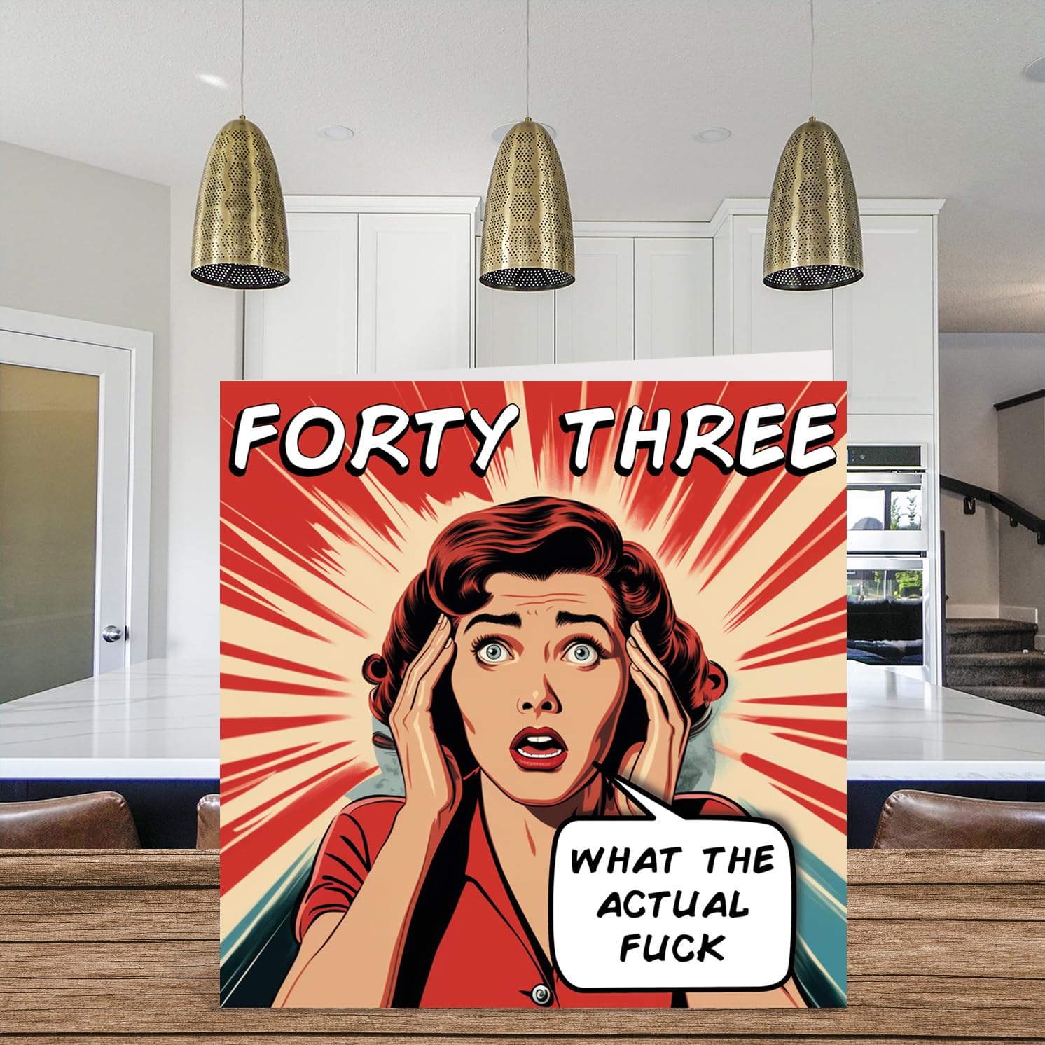 Funny 43rd Birthday Card, Funny 43rd Birthday Card, 43rd Birthday Gift - View #9