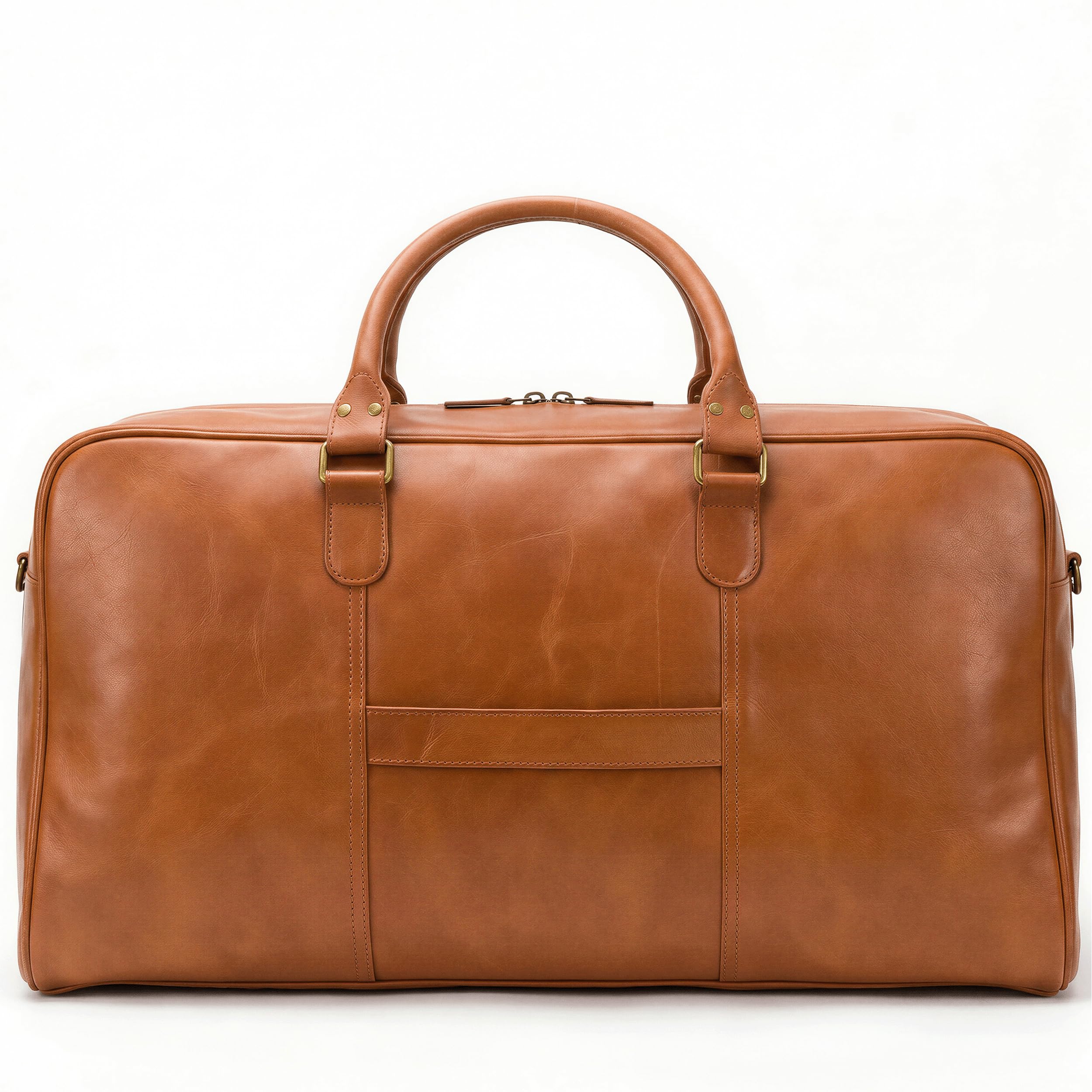 SID & VAIN große Reisetasche mit separatem Schuh-Fach echt Leder - Weekender Henry groß - Sporttasche Handgepäck mit Schultergurt - Ledertasche Herren und Damen braun handgefertigt
