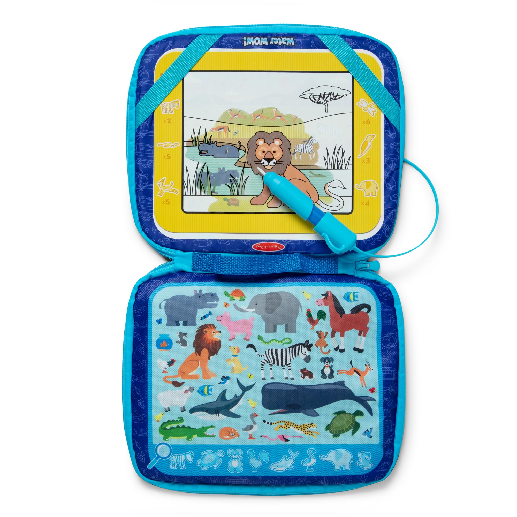 Melissa & Doug Water Wow Set da Disegno Multi attività Portatile con Colori a Sorpresa, Giocattolo da Viaggio Adatto dai 3 Anni in su