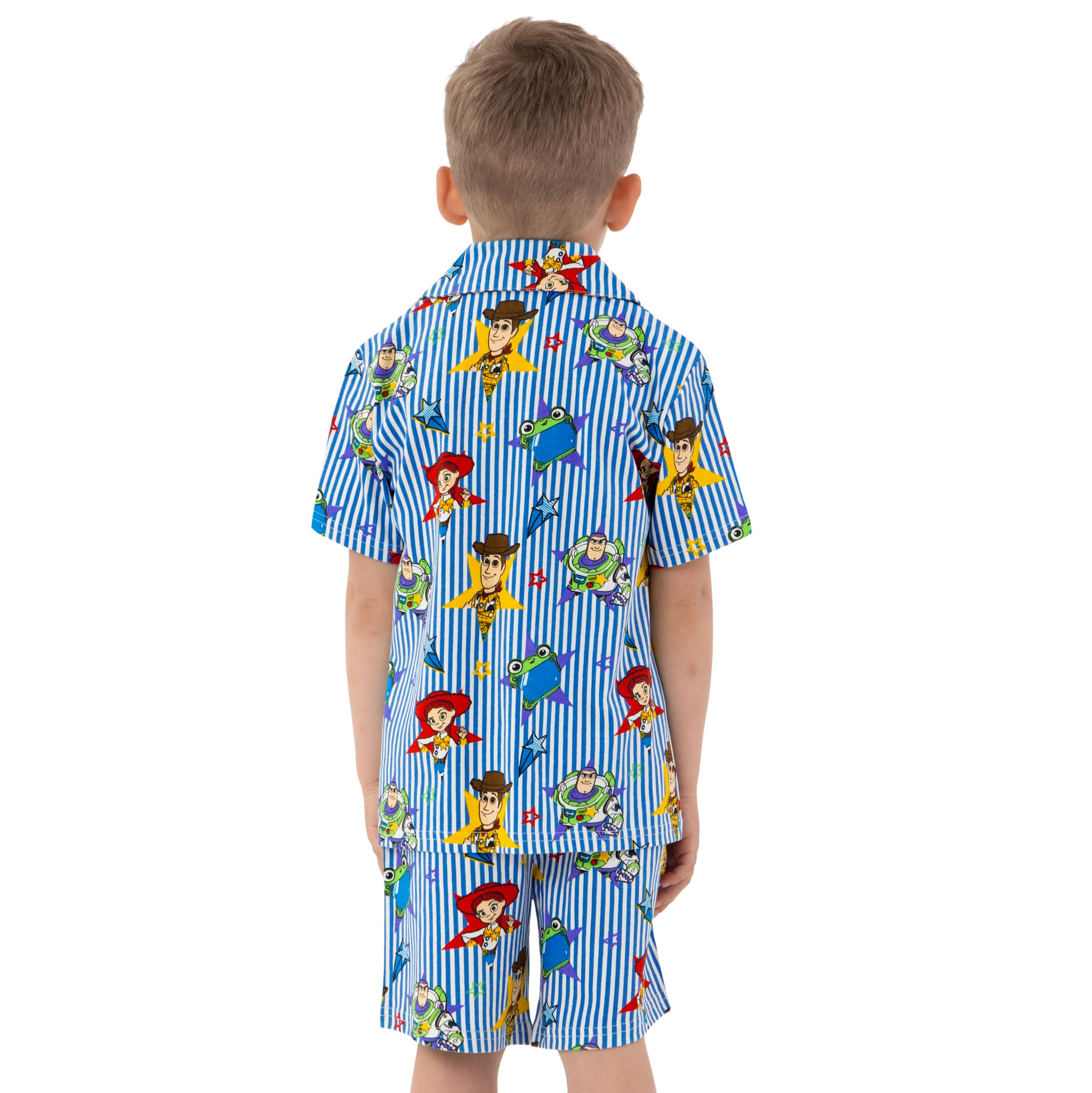 Disney Pyjama Toy Story, Pyjama Buzz L'Éclair, Woody Et Jessie, Pyjamas Manche Court pour Enfant