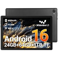 Gleeso Tablet 10 pollici Android 16, Face ID