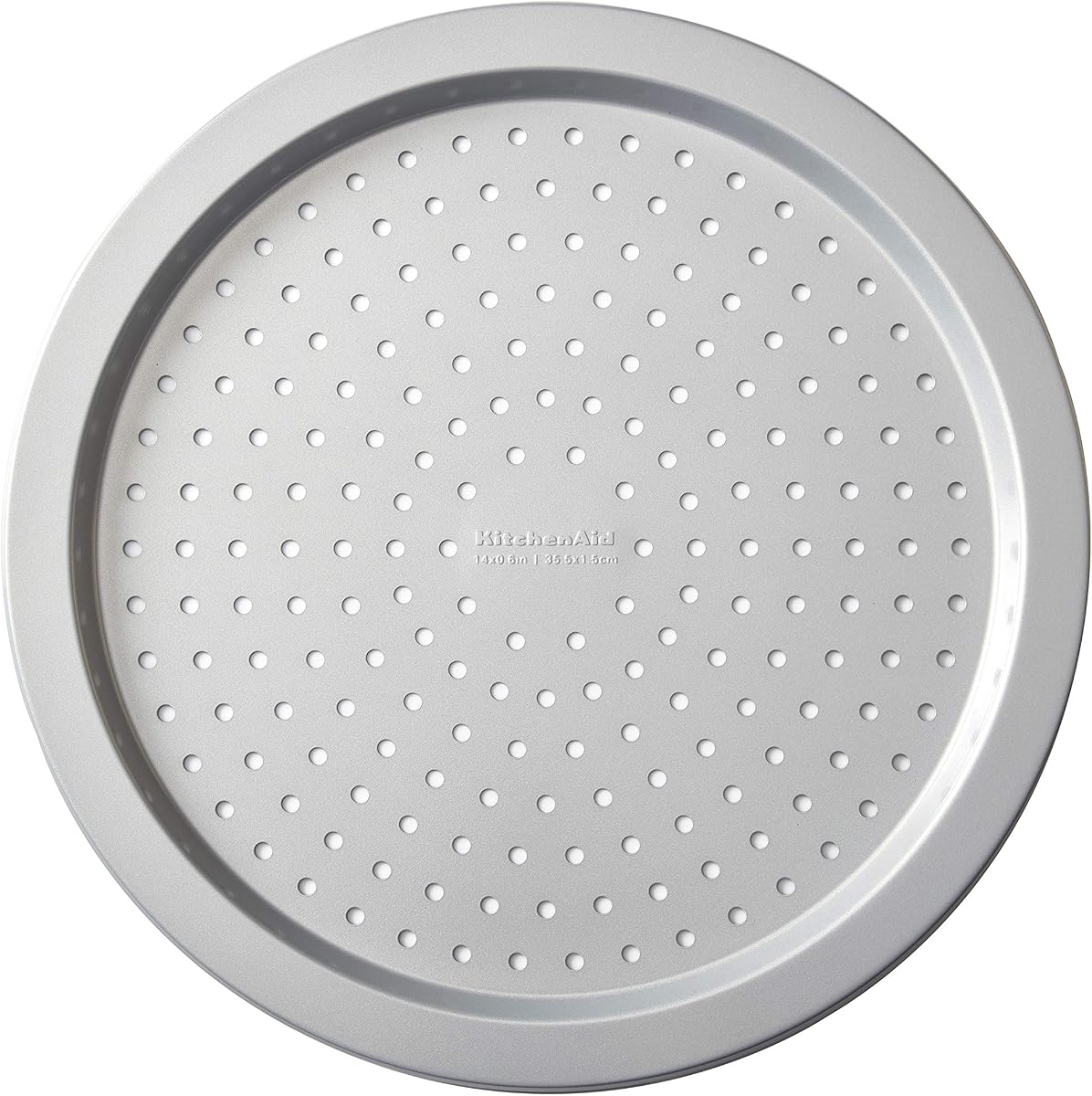 Nonstick Aluminized Steel Pizza Crisper, 14-Inch, Silver