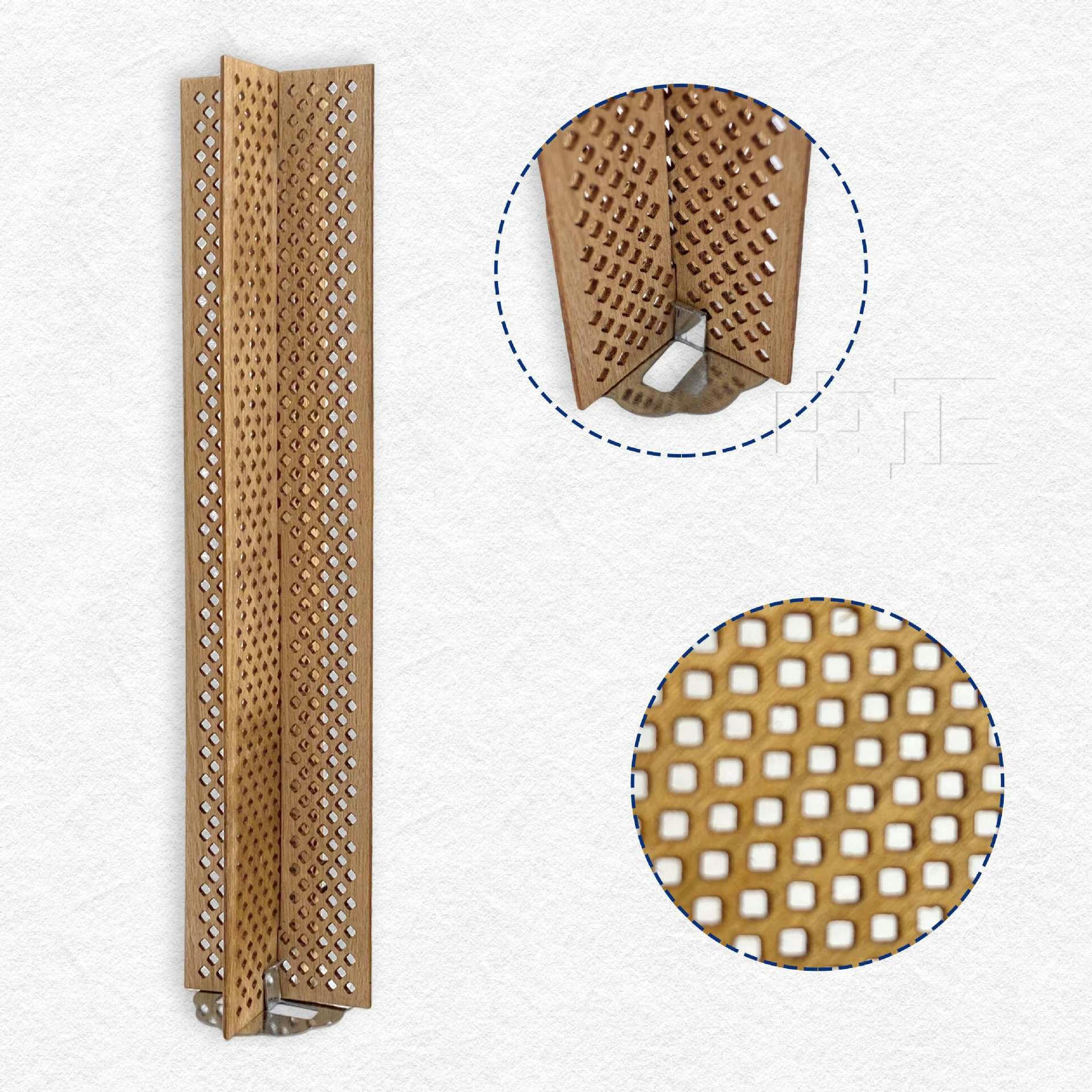 13/30 * 130 mm Hohlgitter-Kreuzdochte aus Holz in Rautenform for die Kerzenherstellungs-Kits, rauchfreie Sojakerzendochte mit Dochthaltern Metall(30 * 130 MM)