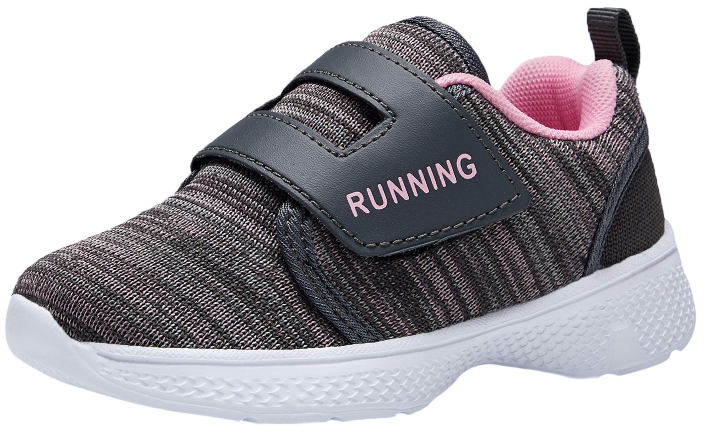 adituo Toddler/Little Kid Boys Girls Lightweight Breathable Sneakers Strap Athletic Runing Walking Sports Shoes