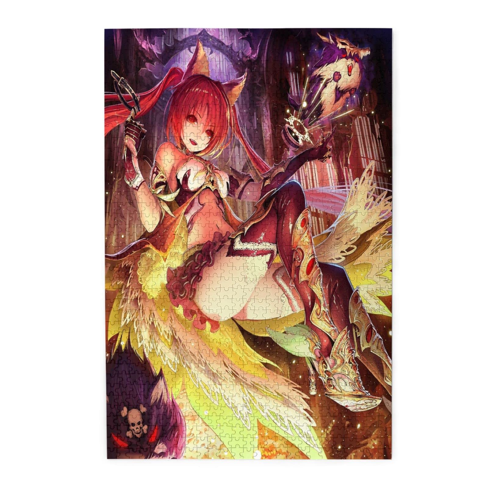 進撃のバハムート　1000ピースパズル　完成品 Amazon.co.jp: 神撃のバハムート 虫麻呂 パズル 1000ピース 脳部