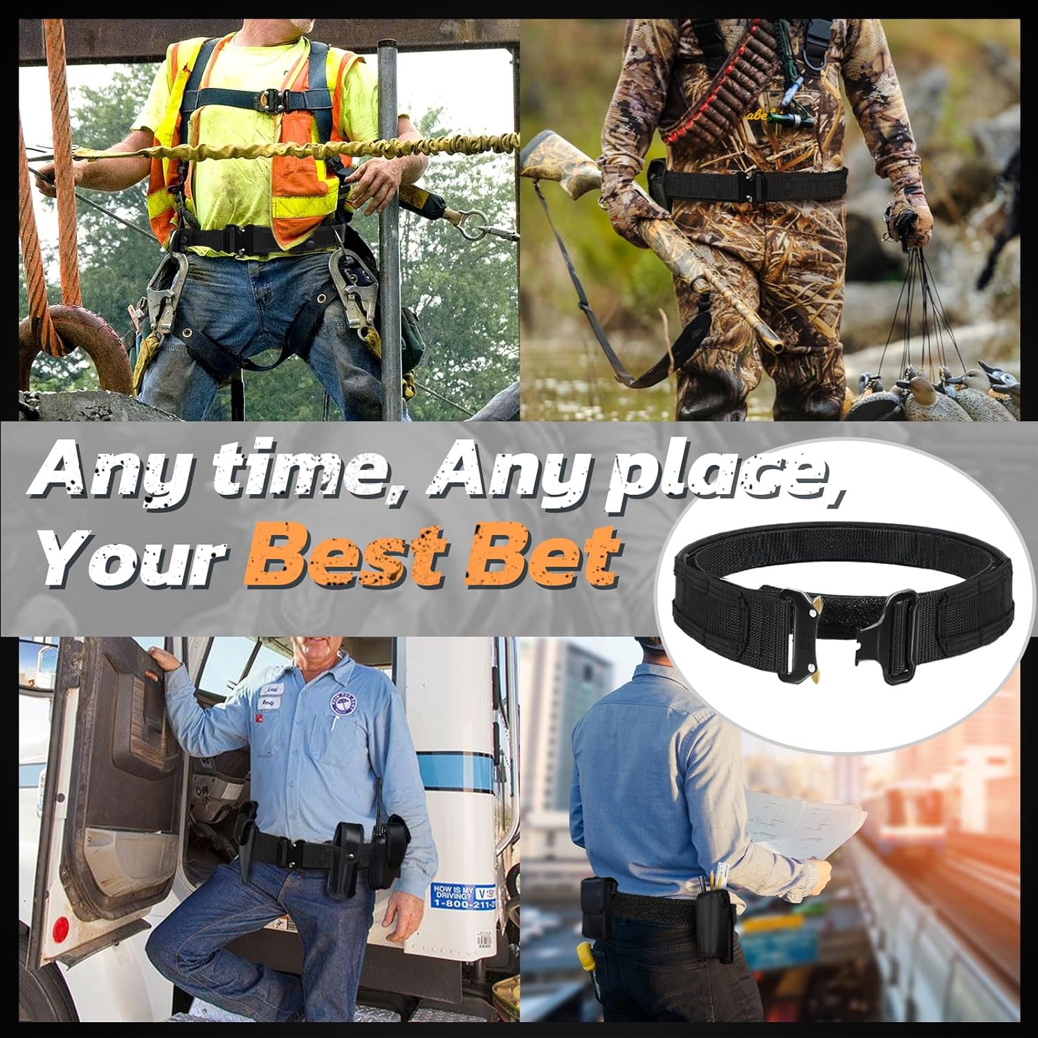 2" Police Security Duty Belts Law Enforcement Duty Belt - Image 6