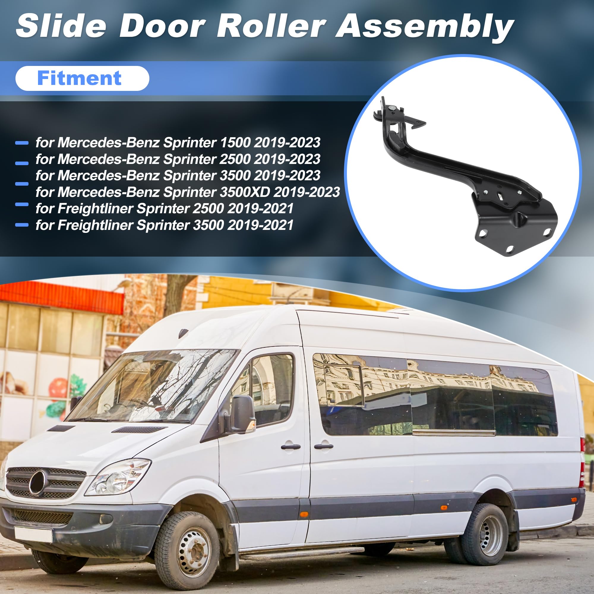 Motoforti Schiebetürrolle Untere Halterung Für Mercedes Sprinter 19-23