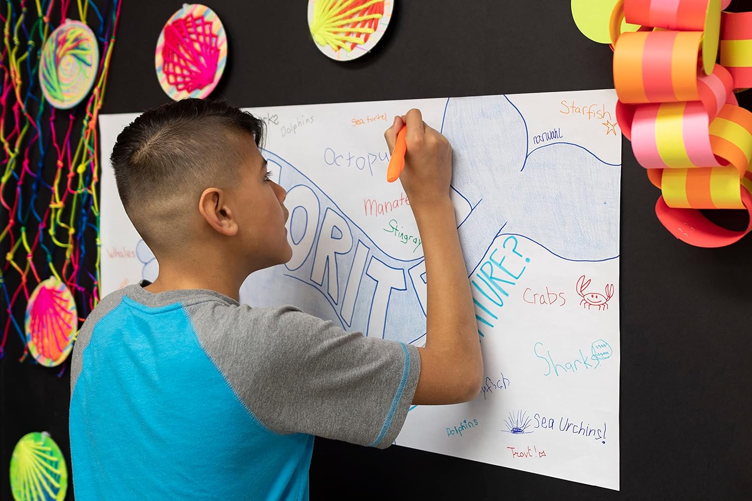 Prang (Formerly Art Street) Art & Easel Roll, White, 24" x 200', 1 Roll