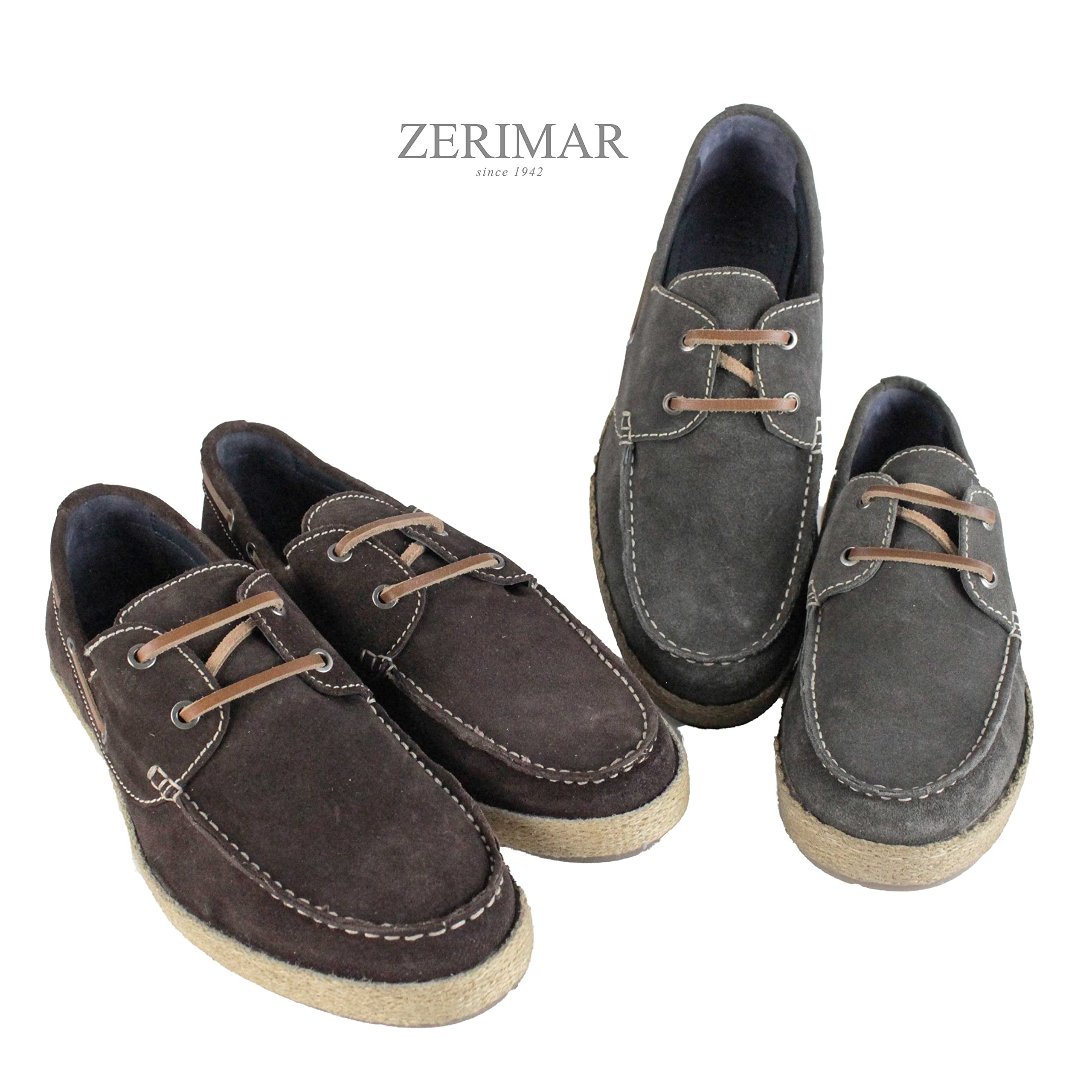 Zerimar Herren Leder Mokassins | Herren Sommer Mokassins | Herren Mokassins Schuhe | Herren Bootsschuhe | Herren Nautik