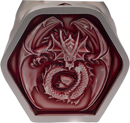 Juego de dados huecos de metal dados poliédricos de Calabozos y Dragones miniaturas DND juego de cartas 5e juego de cartas RPG 7 piezas dados azules