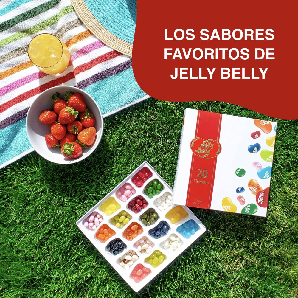Jelly Belly - Caramelos Surtidos 20 Variedades Arándano, 250 Gramos