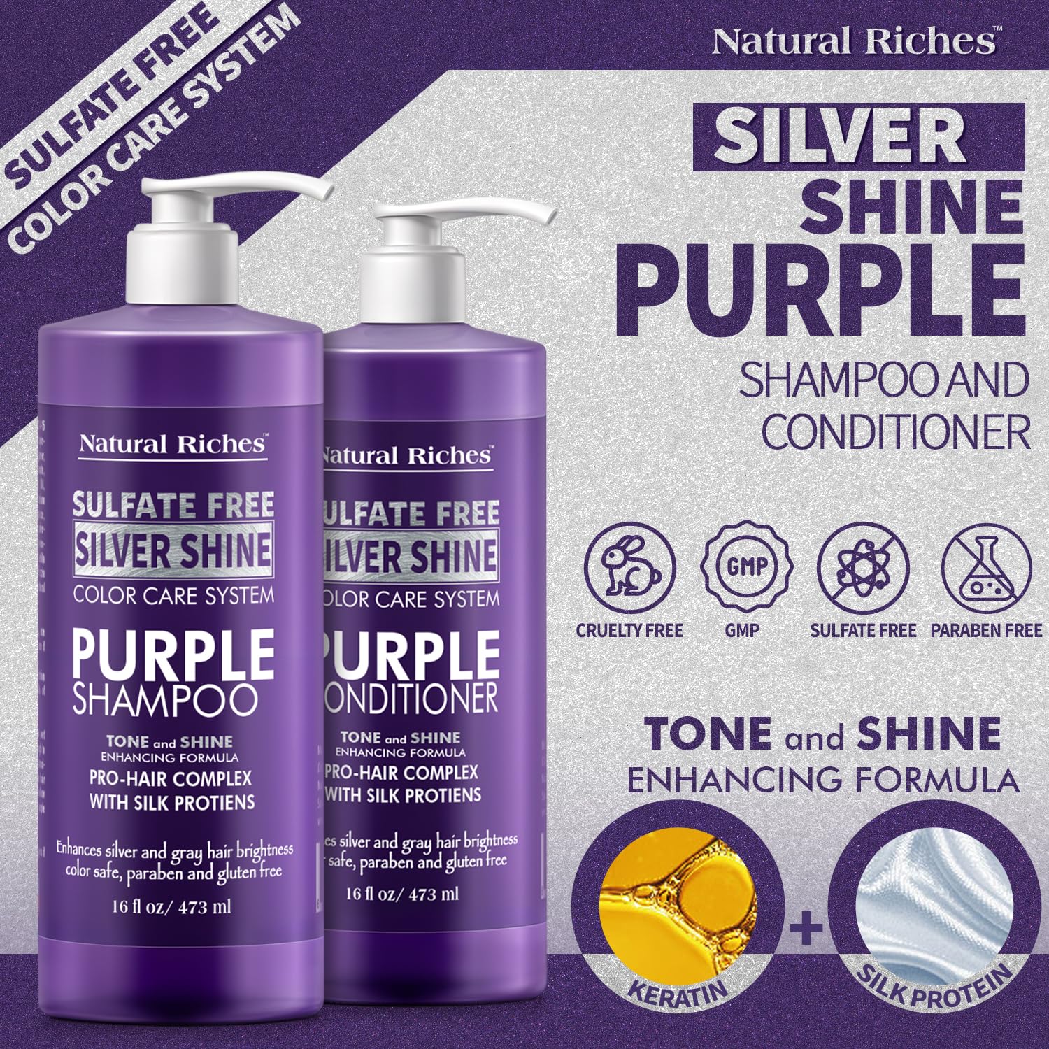 Natural Riches Sulfate-Free Shampoo and Conditioner Set