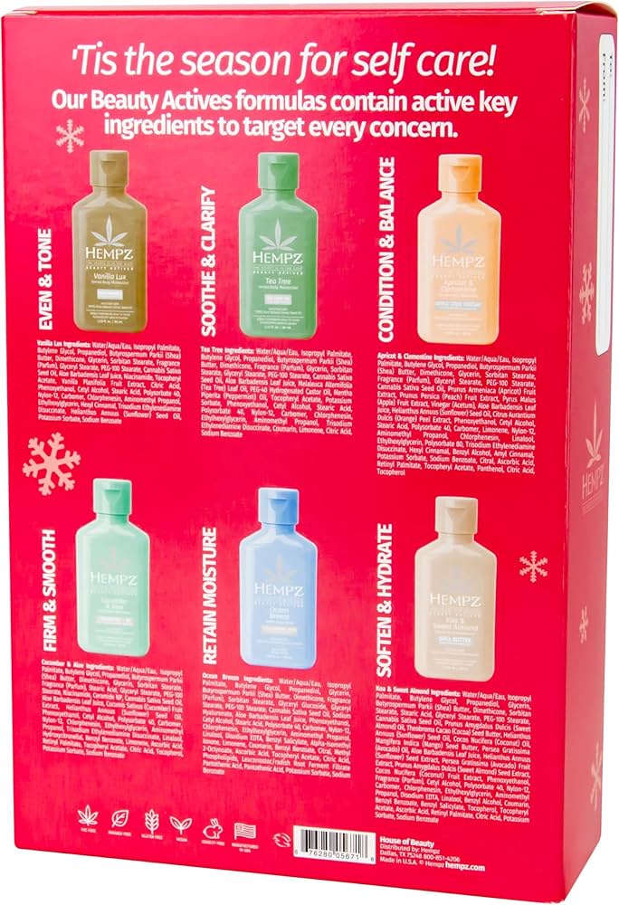 Amazon.com : Hempz House of Beauty, Mini Lotion Deluxe Gift Set