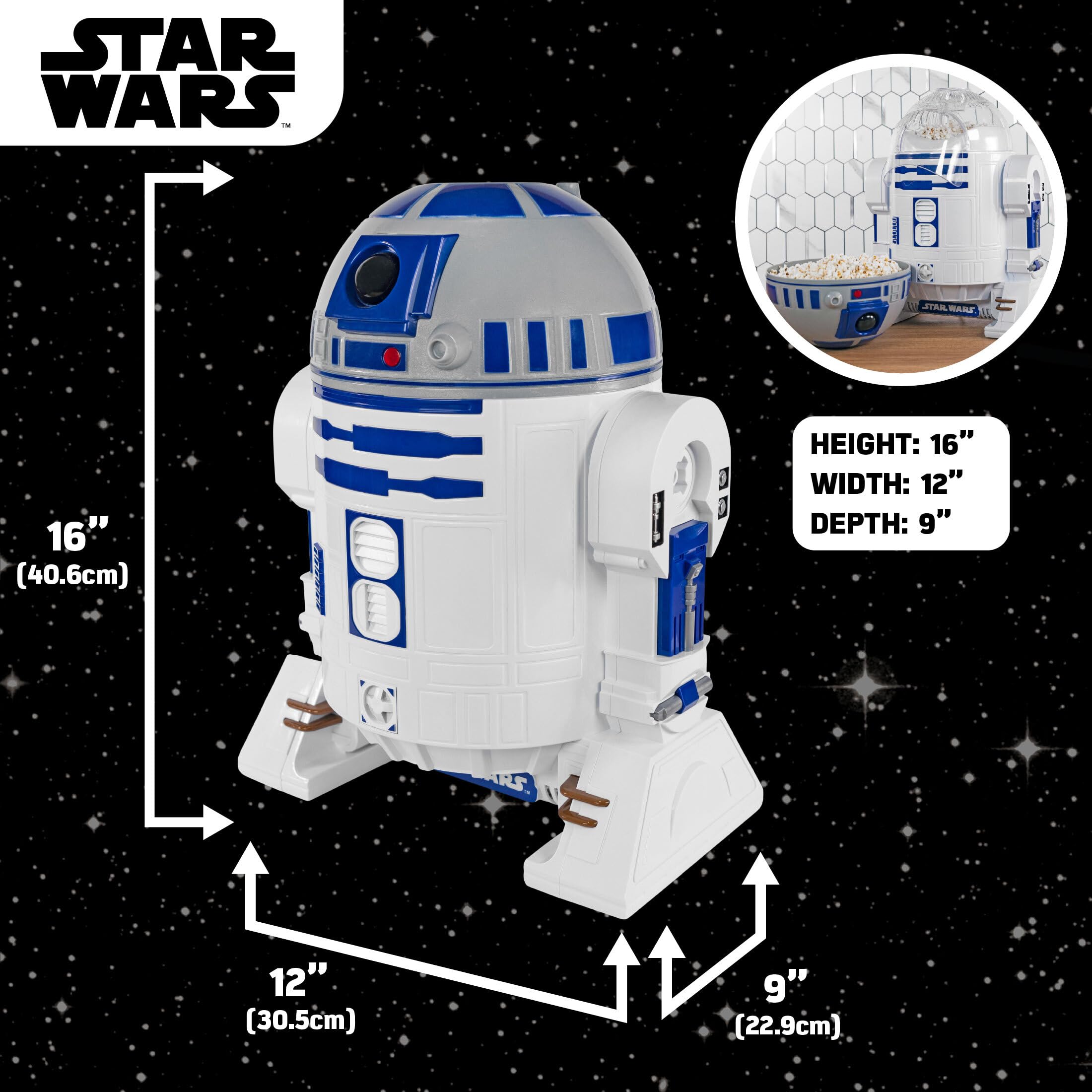 Amazon | Uncanny Brands スターウォーズ R2D2 ポップコーンメーカー