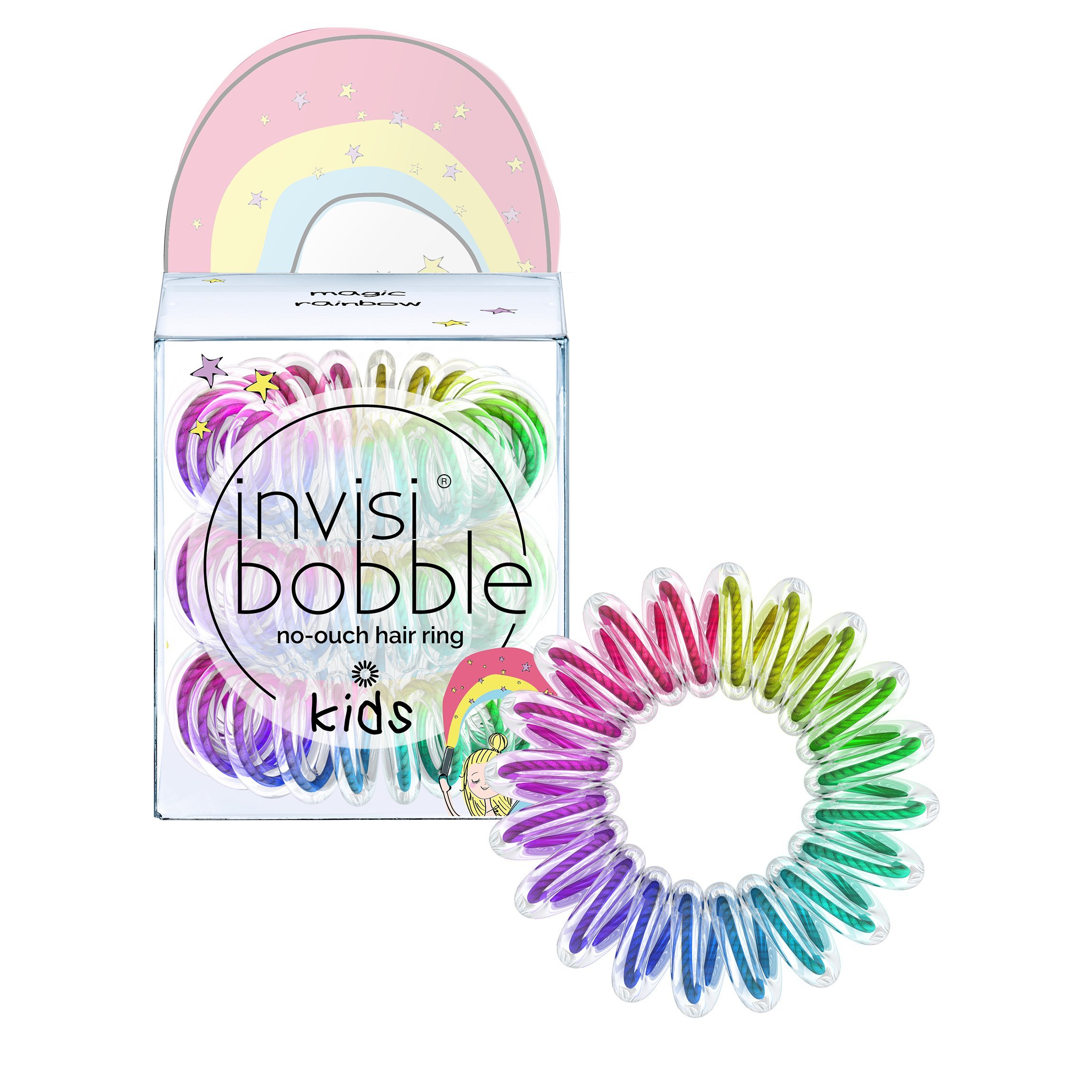 Invisibobble Hair Invisibobble Kids 3 pcs - Shade: Magic Rainbow