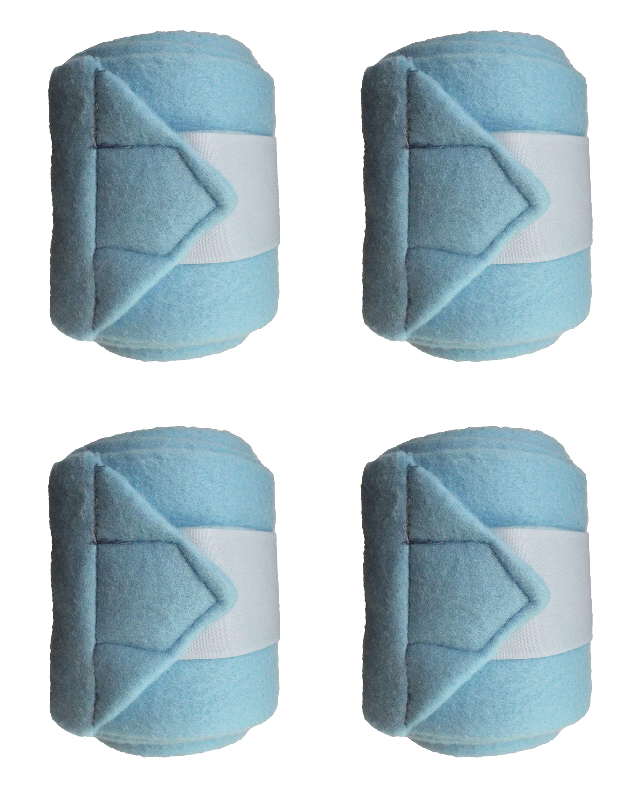 CHALLENGER 10ft Horse Grooming Leg Polo Wrap Set of 4 Soft Fleece 95R